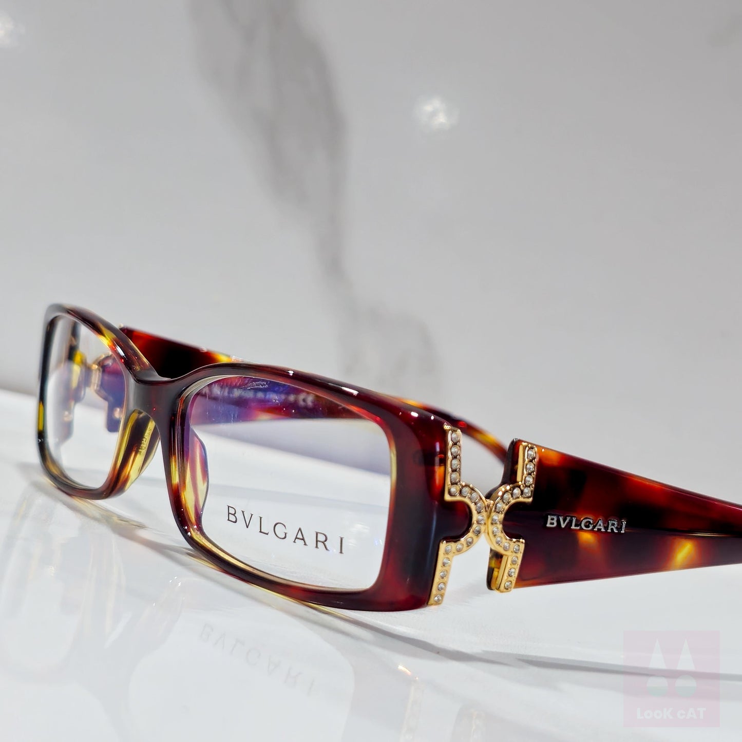 Occhiali da vista Bvlgari 473 B eyeframe Occhiali stile Bayonetta lunetta brille tonalità y2k senza montatura