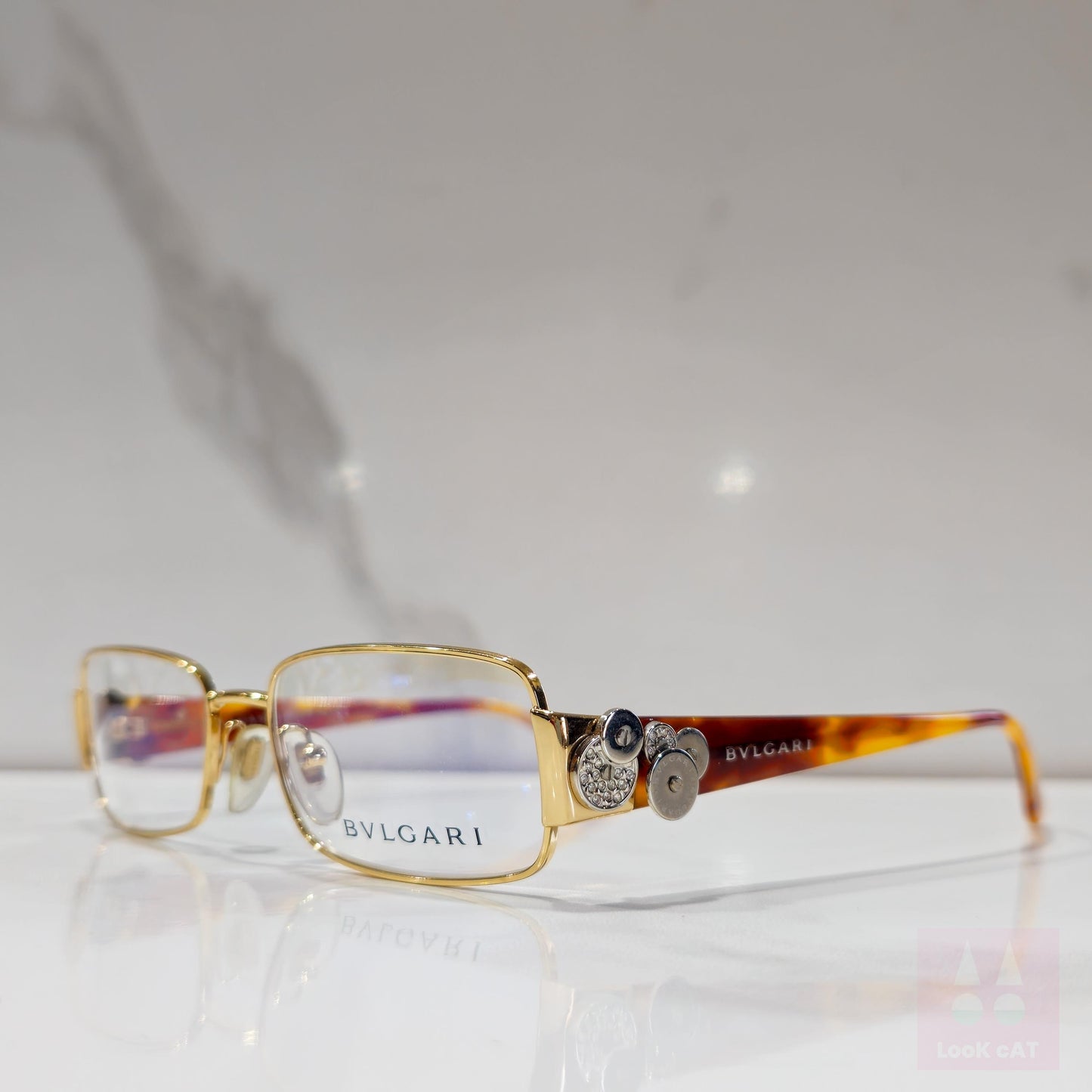 Occhiali da vista Bvlgari 2030 eyeframe lunetta brille tonalità y2k bulgari senza montatura