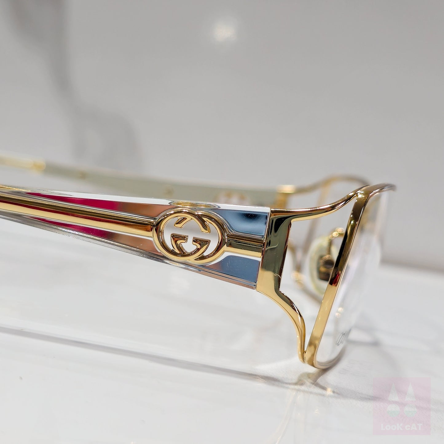 Gucci 2816 occhiali da vista vintage con montatura Bayonetta occhiali lunetta brille anni '90 y2k