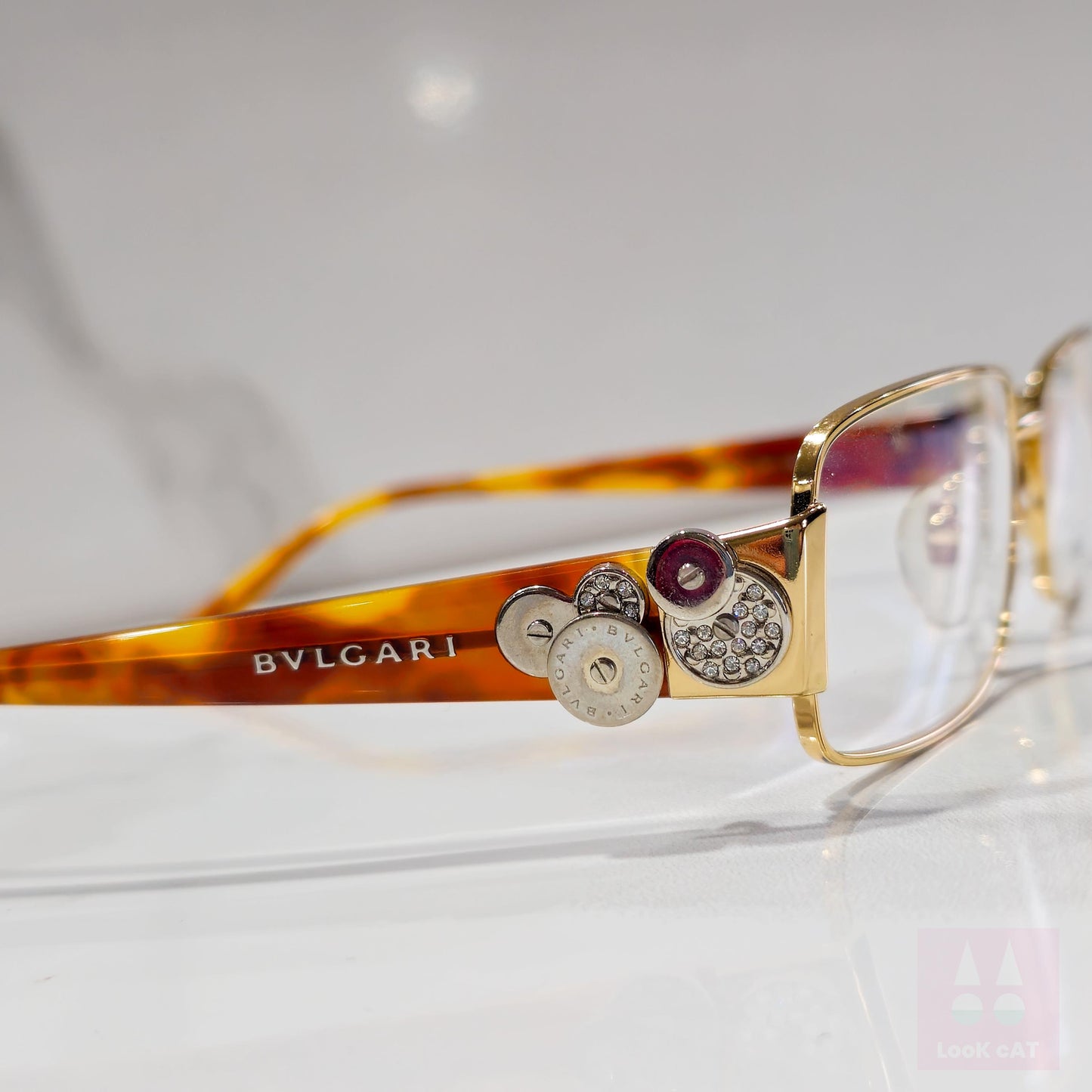 Occhiali da vista Bvlgari 2030 eyeframe lunetta brille tonalità y2k bulgari senza montatura