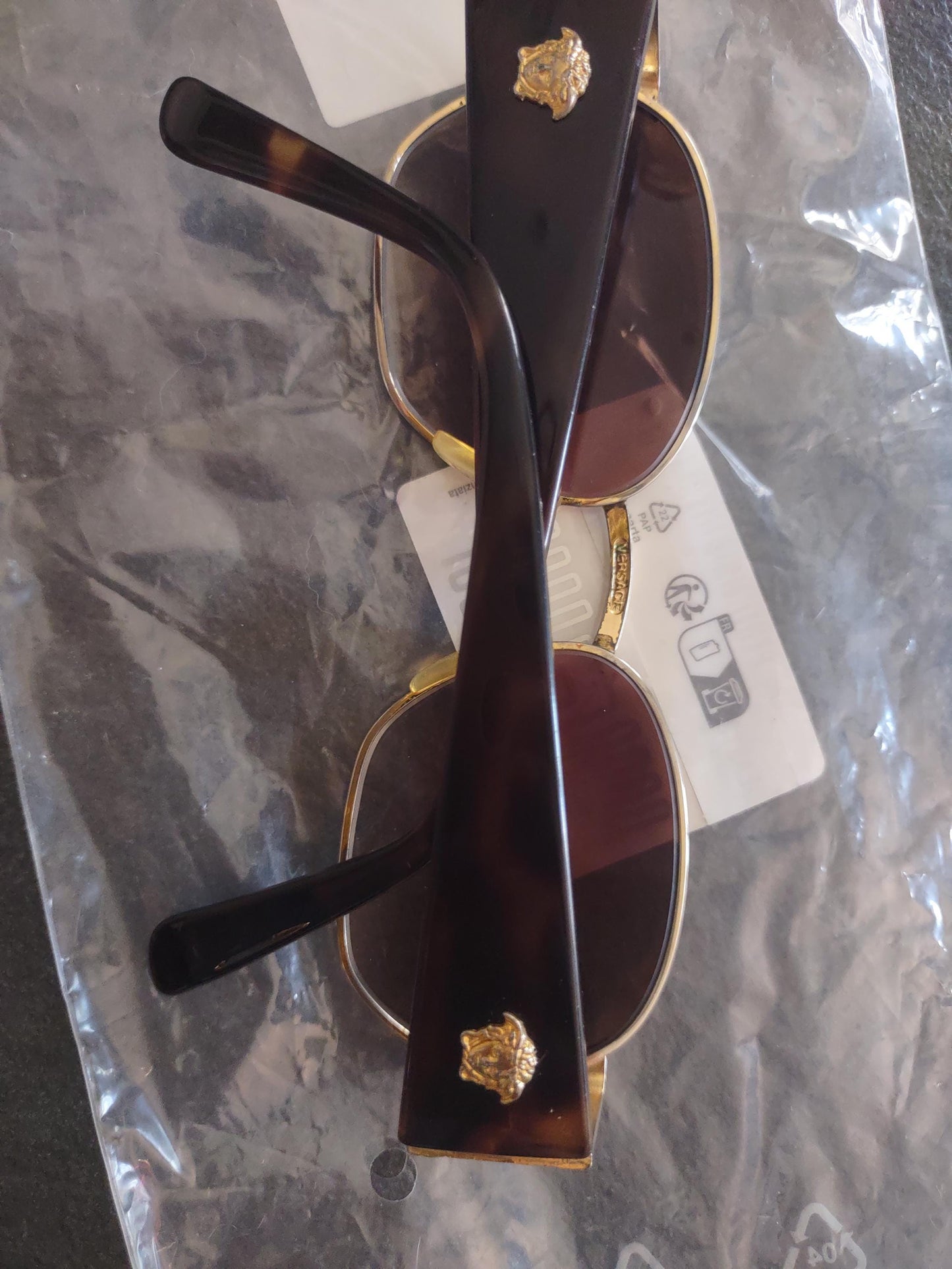 Gianni Versace S61 occhiali da sole vintage anni '90 lunette zonnebril shades