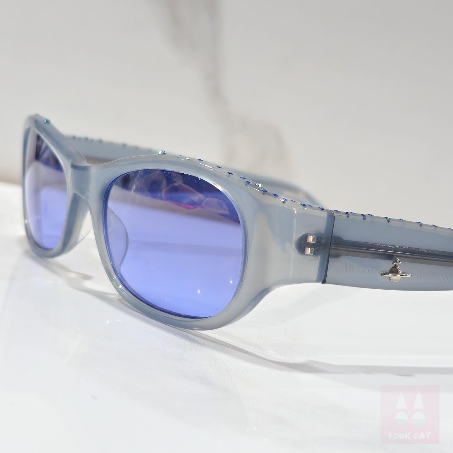 Vivienne Westwood VW 117 occhiali da sole vintage Y2K Planet occhiali gafas y2k