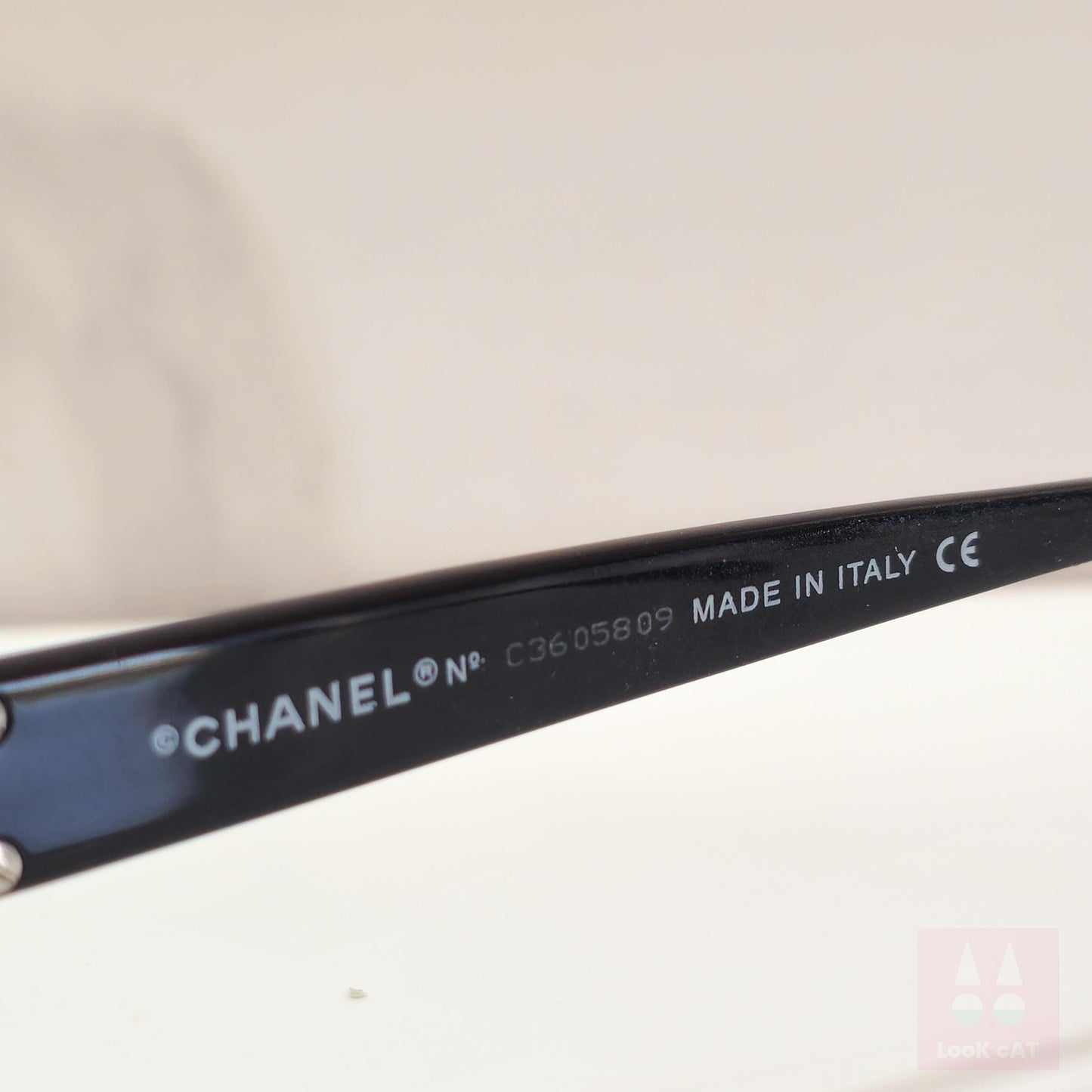 Occhiali da sole vintage Chanel 5050 neri lunette brille anni '90 y2k originali