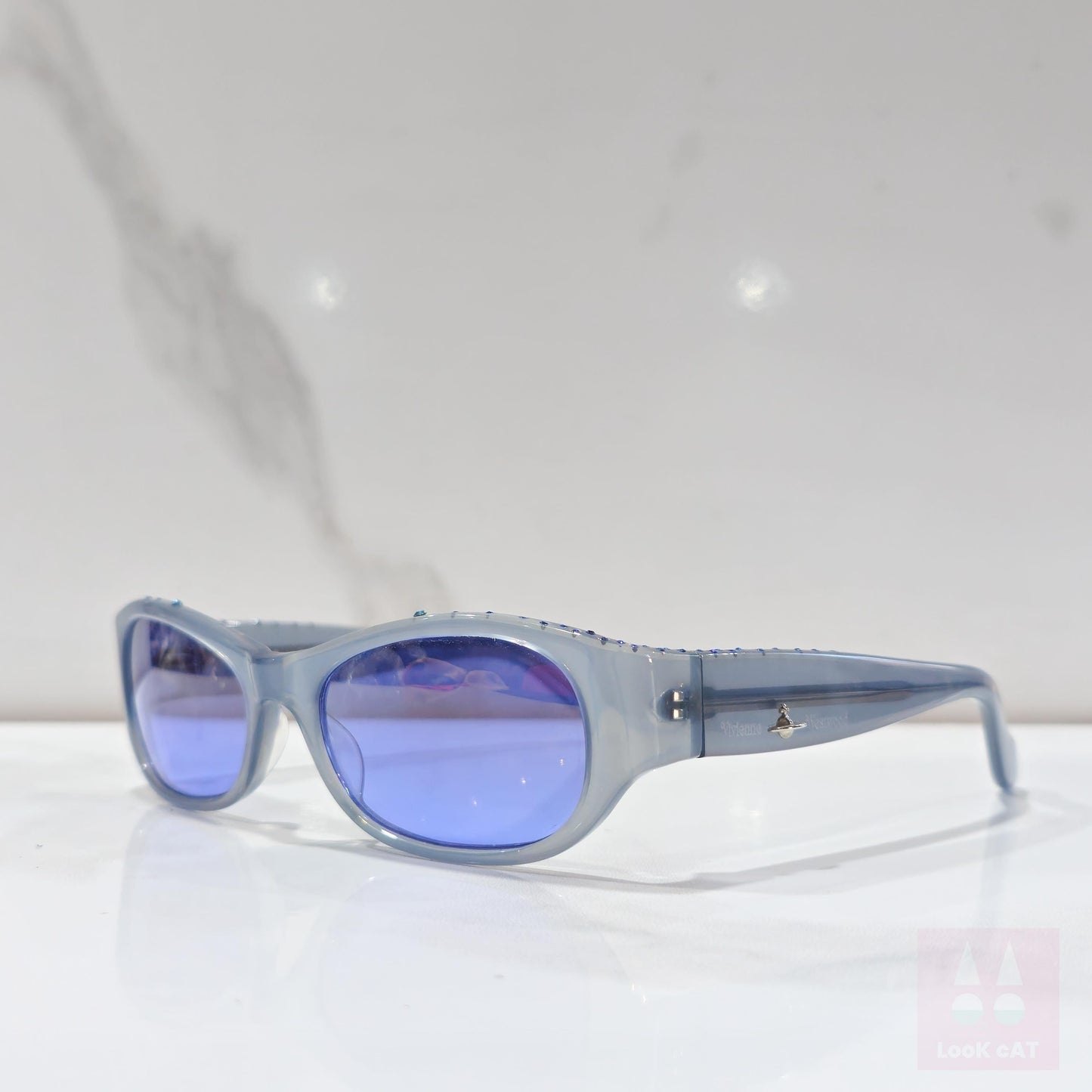 Vivienne Westwood VW 117 occhiali da sole vintage Y2K Planet occhiali gafas y2k