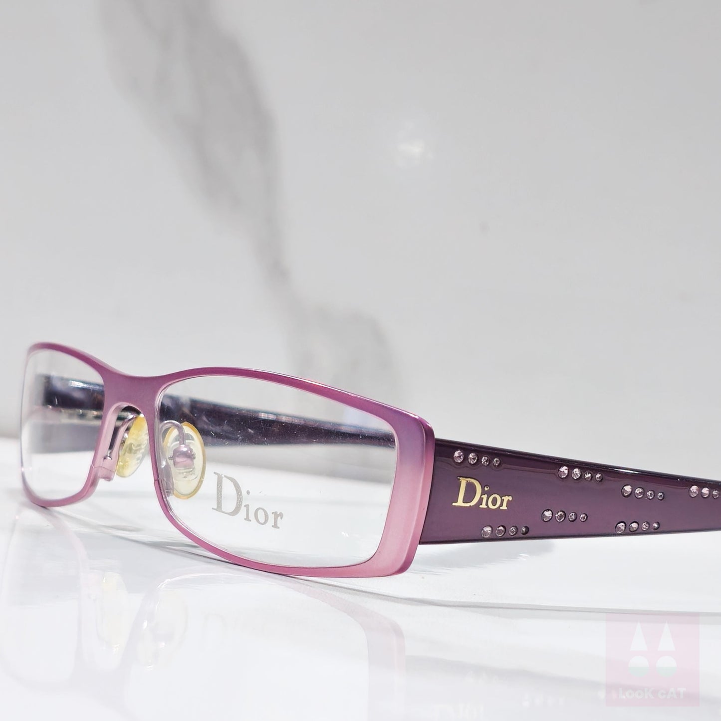 Occhiali da vista vintage Dior CD 3660 stile Bayonetta occhiali da vista occhiali gafas Y2k NOS mai indossati