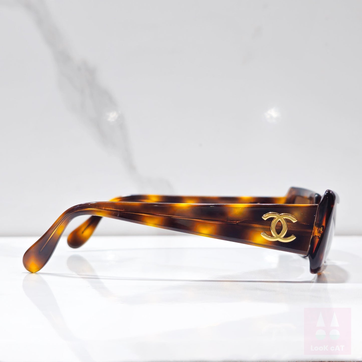 Occhiali da sole vintage Chanel 0018 anni 80 rara lunetta tonalità brille anni '90