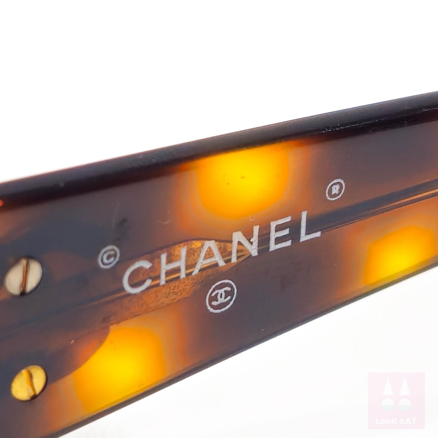 Occhiali da sole vintage Chanel 0018 anni 80 rara lunetta tonalità brille anni '90