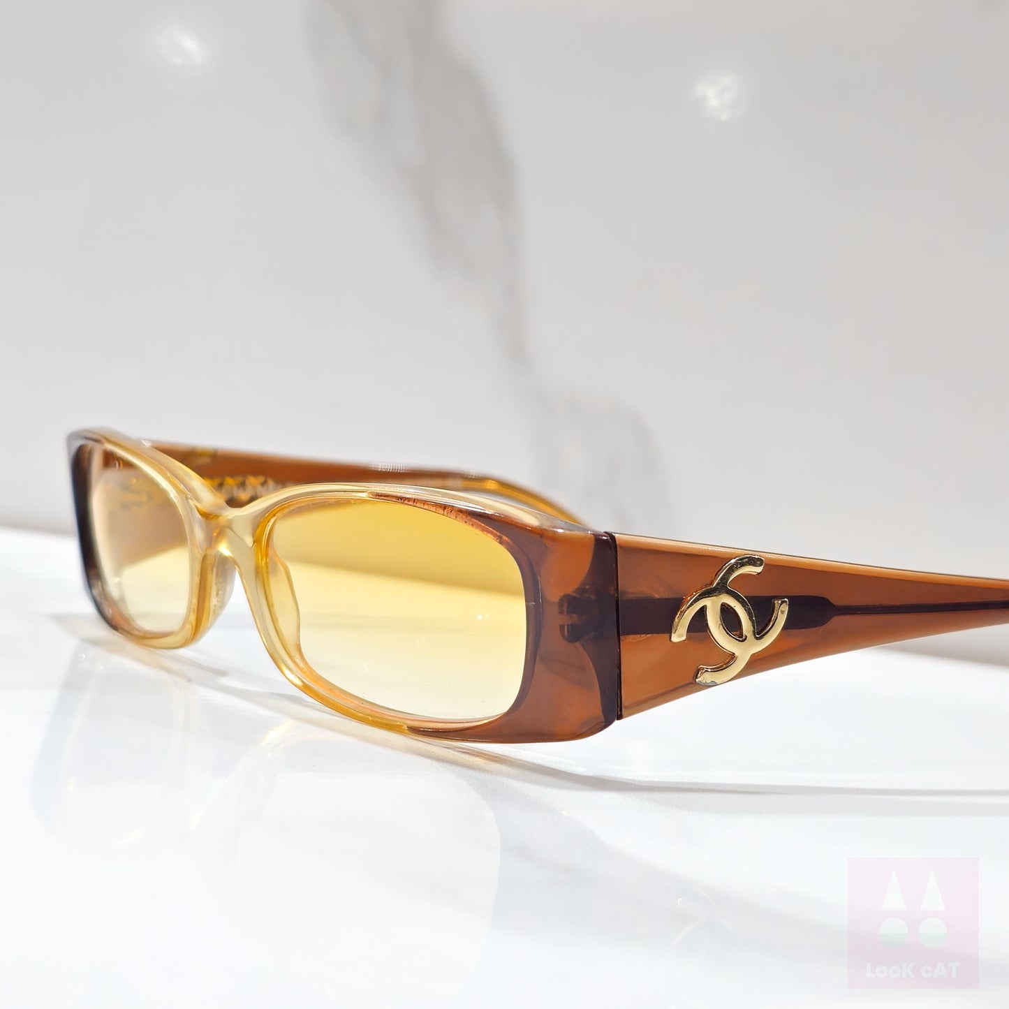 Occhiali da sole Chanel vintage 3071 lunetta brille tonalità y2k anni '90 Bayonetta