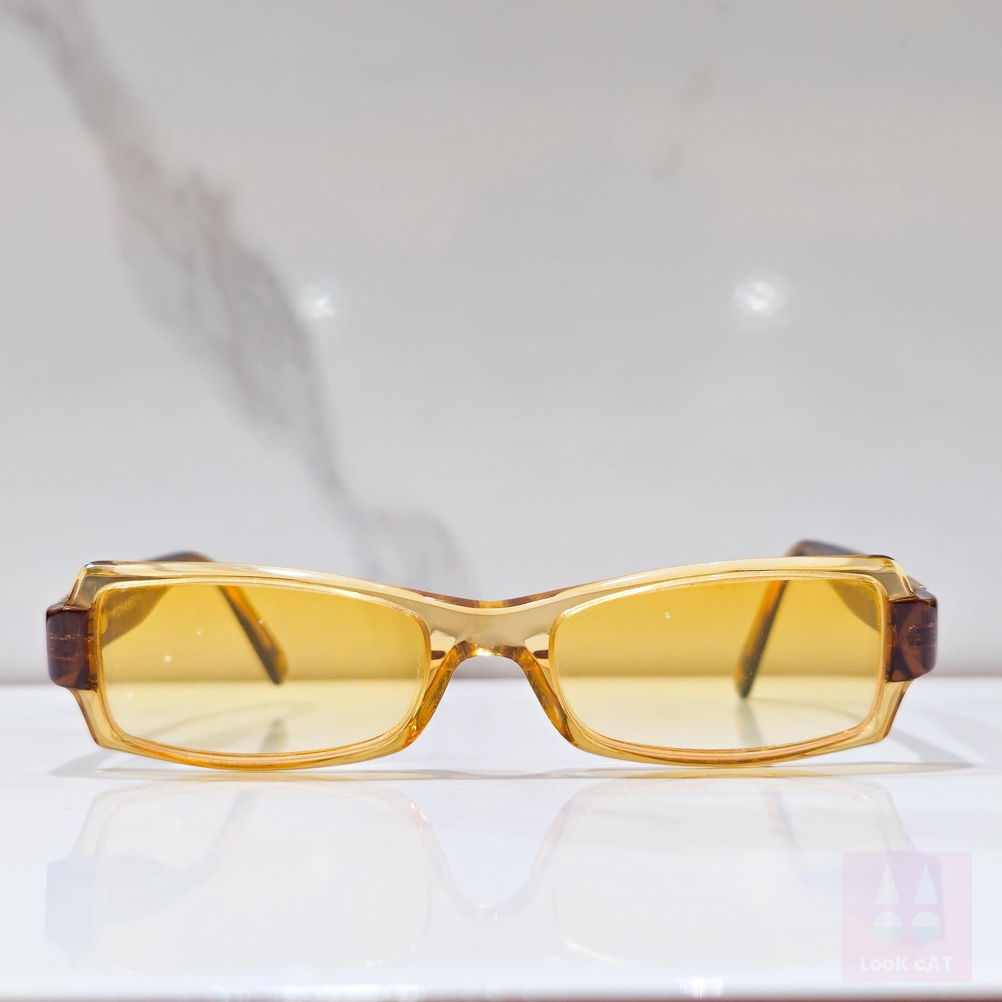 Chanel modello 3064 Y2K occhiali da sole lunette brille shades lenti gialle