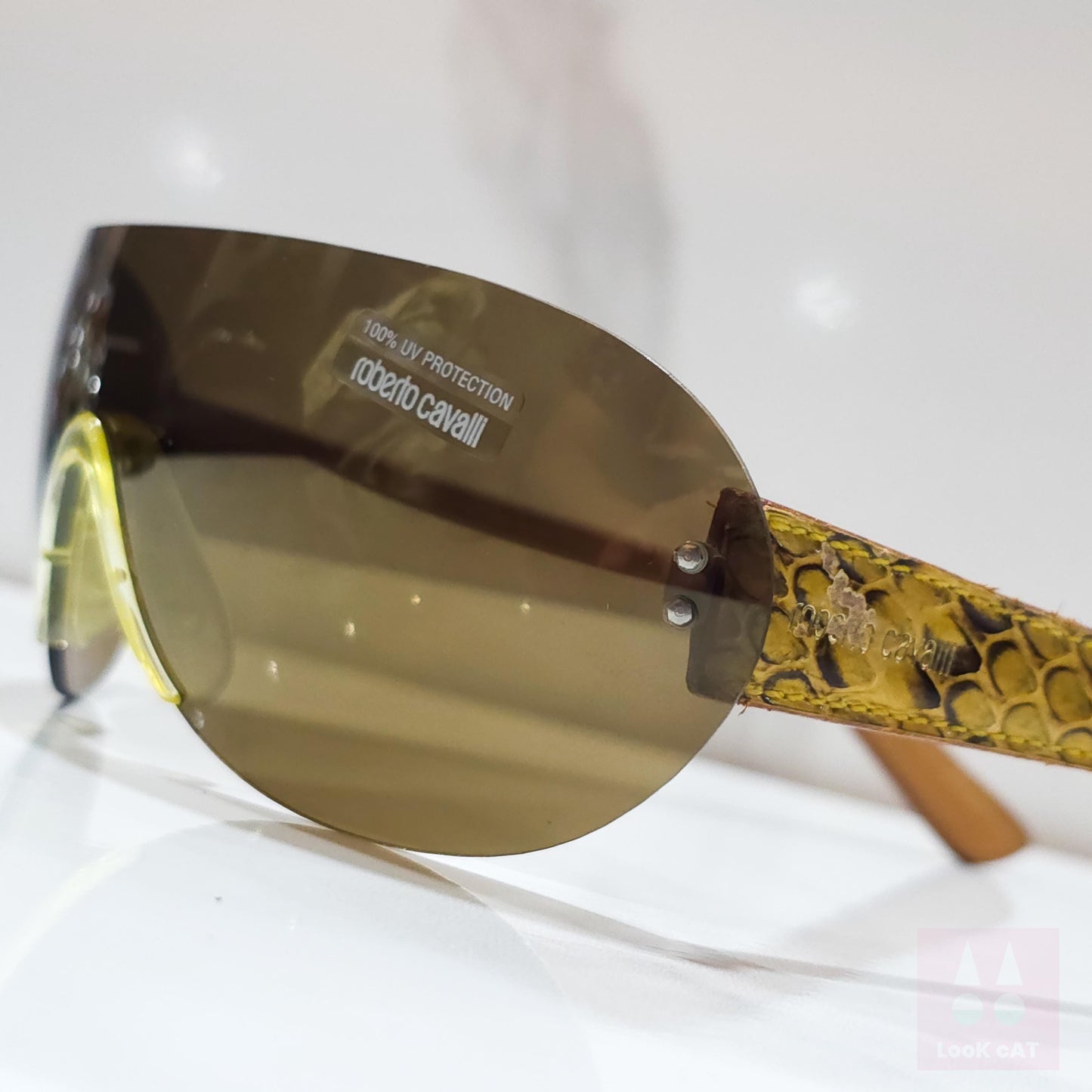 Roberto Cavalli Cleopatra 19S y2k occhiali da sole montatura lunette brille y2k 90s shades monogram autentico designer