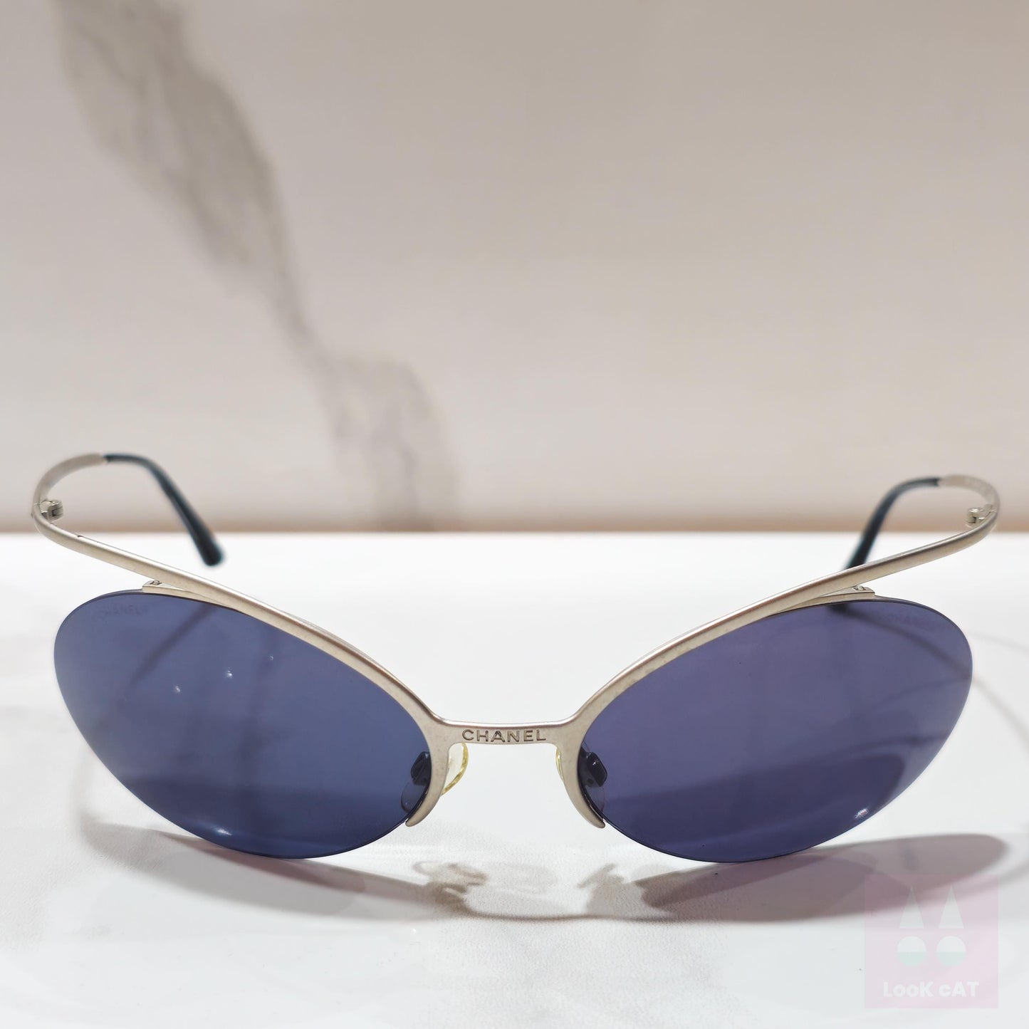 Chanel 4001 Karl Lagerfeld occhiale da sole vintage raro lunetta brille anni '90 tonalità cyber