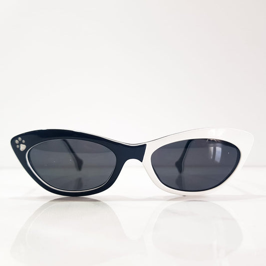 Alain Mikli vintage sunglasses 101 Dalmatians par Mikli cat eye brille bezel