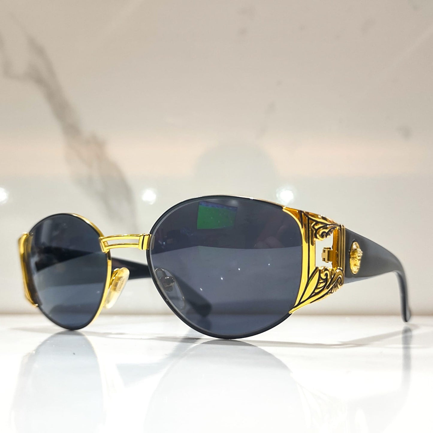 Gianni Versace mod S 63 复古 90 年代太阳镜 brille 边框