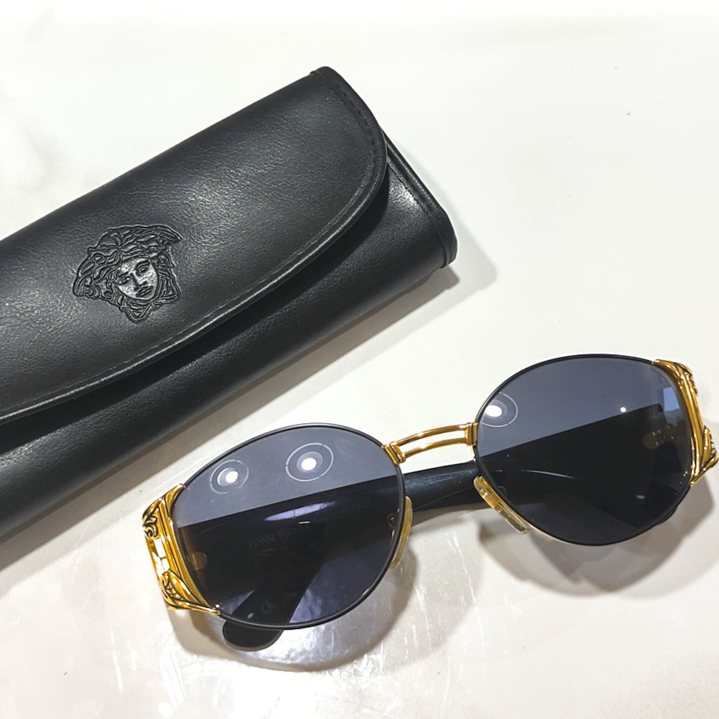 Gianni Versace mod S 63 occhiali da sole vintage anni '90 lunetta brille