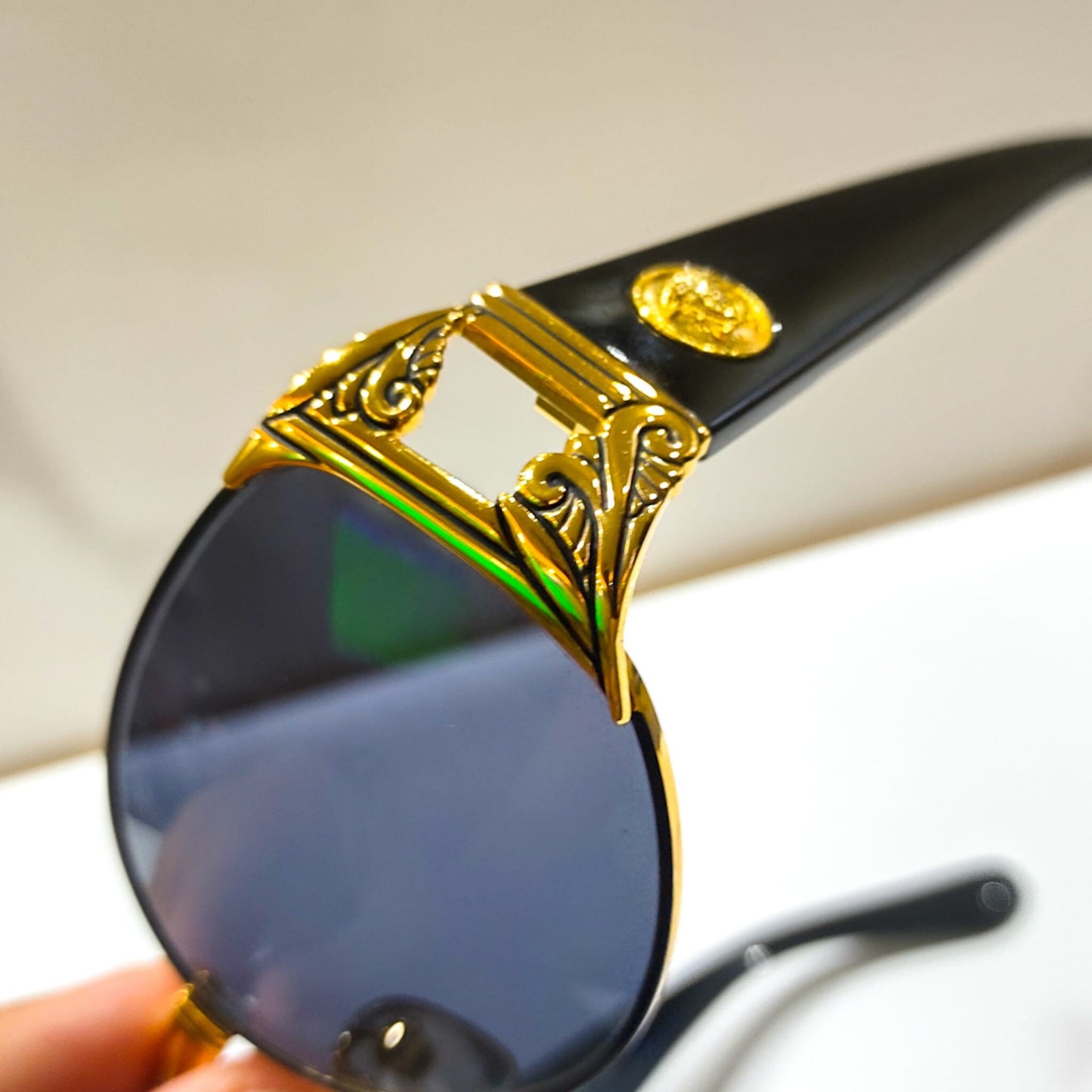 Gianni Versace mod S 63 复古 90 年代太阳镜 brille 边框