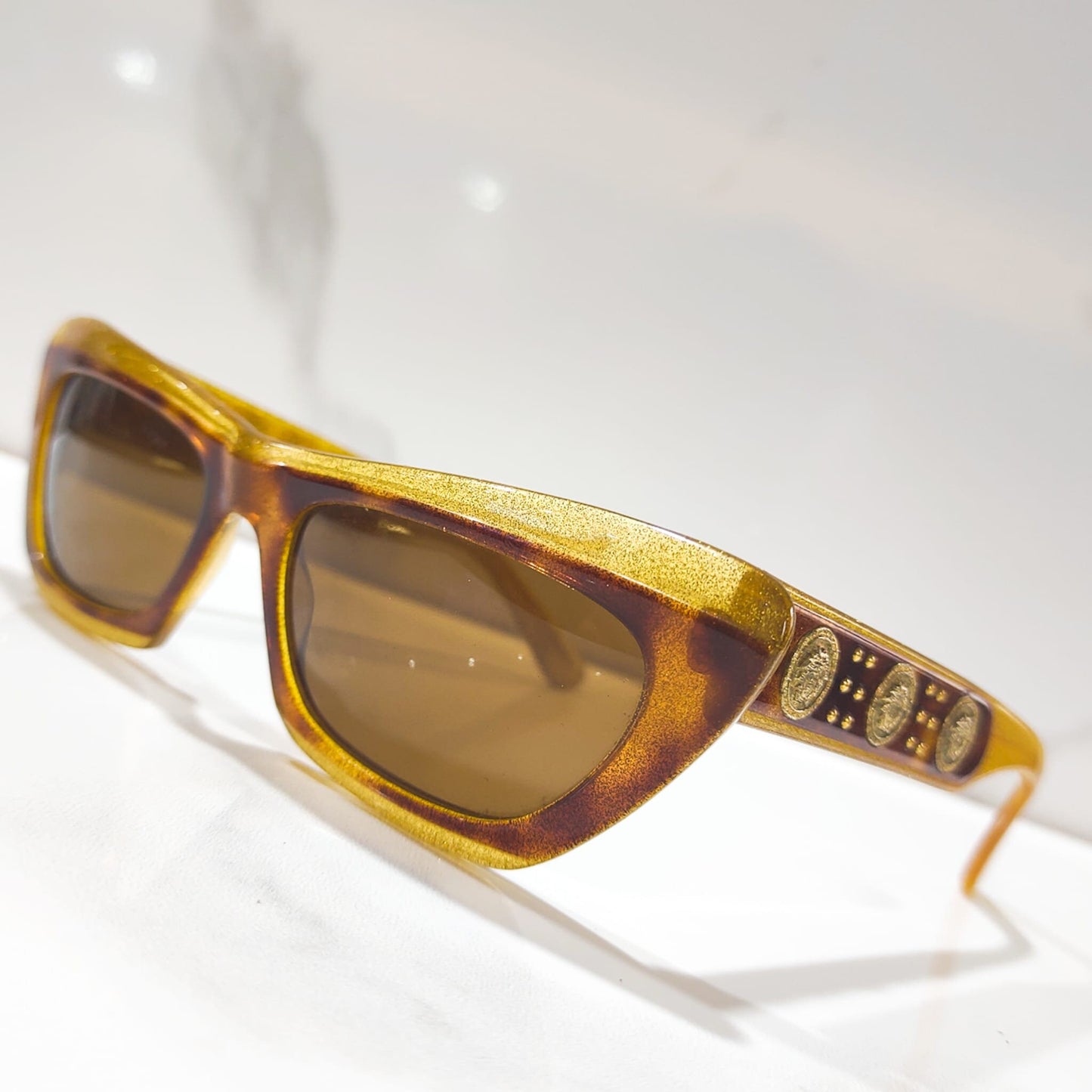 Gianni Versace S18 vintage sunglasses shines lunettes