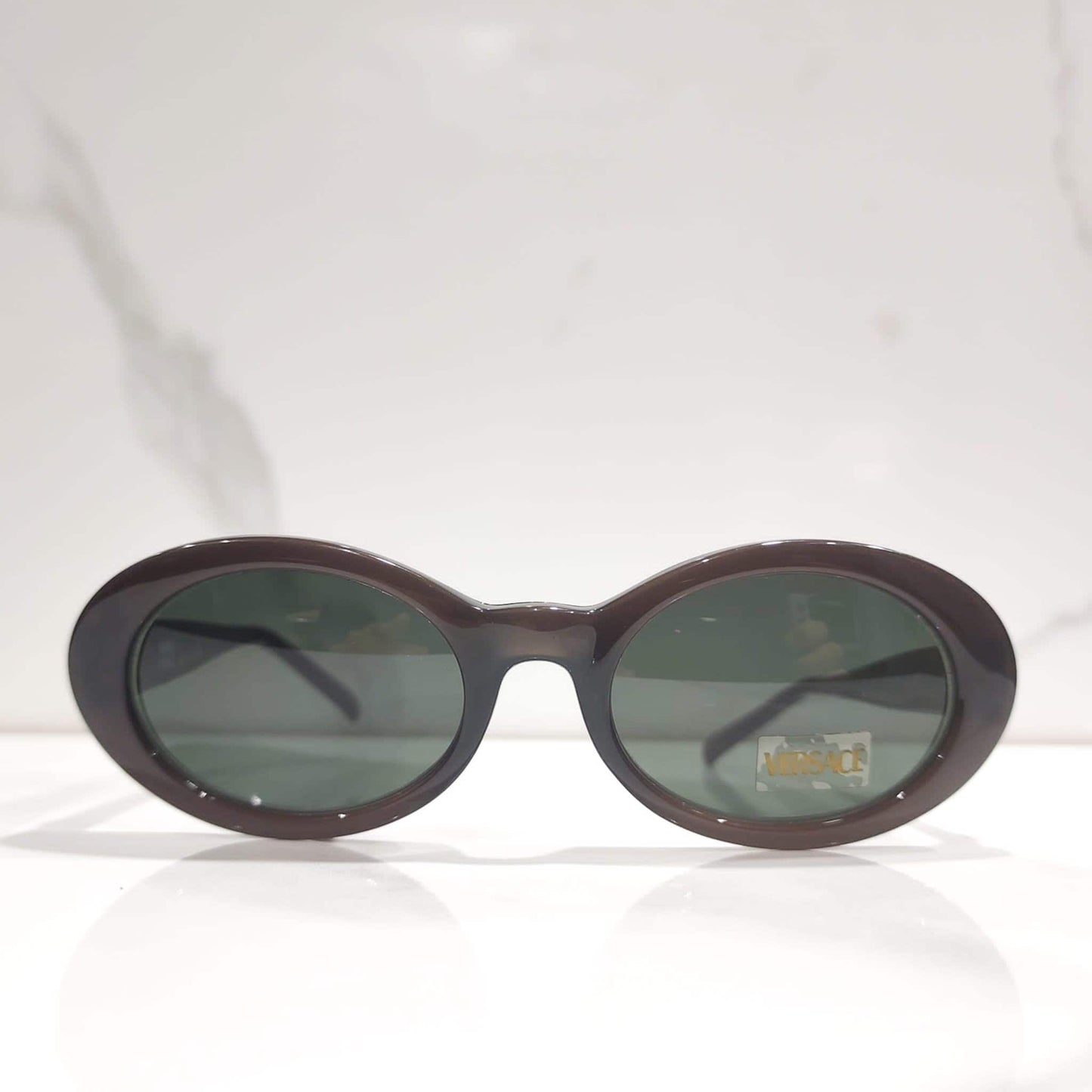 Gianni Versace 451 vintage bezel shines glasses 90s