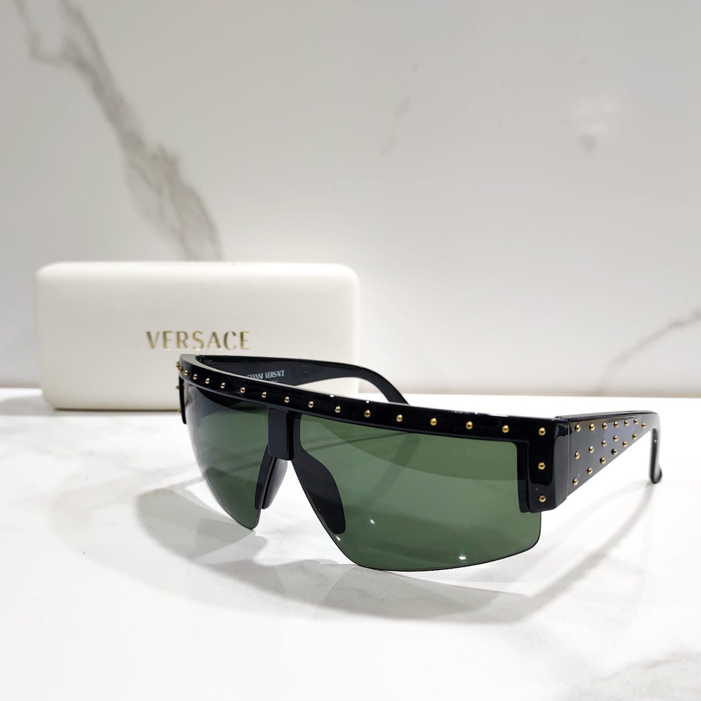 Gianni Versace mod 393 occhiali da sole lunetta brille y2k tonalità