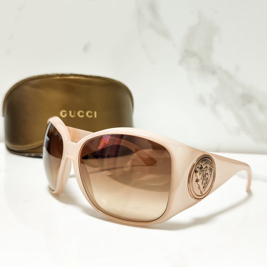 Gucci 3027 occhiali da sole senza bordo lunetta brille y2k anni '90