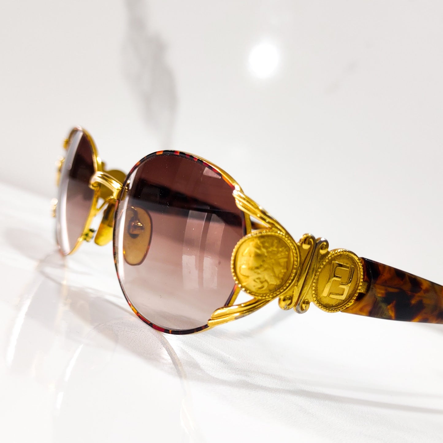 Fendi FS 296 occhiali da sole vintage lunetta brille occhiali sole gafas