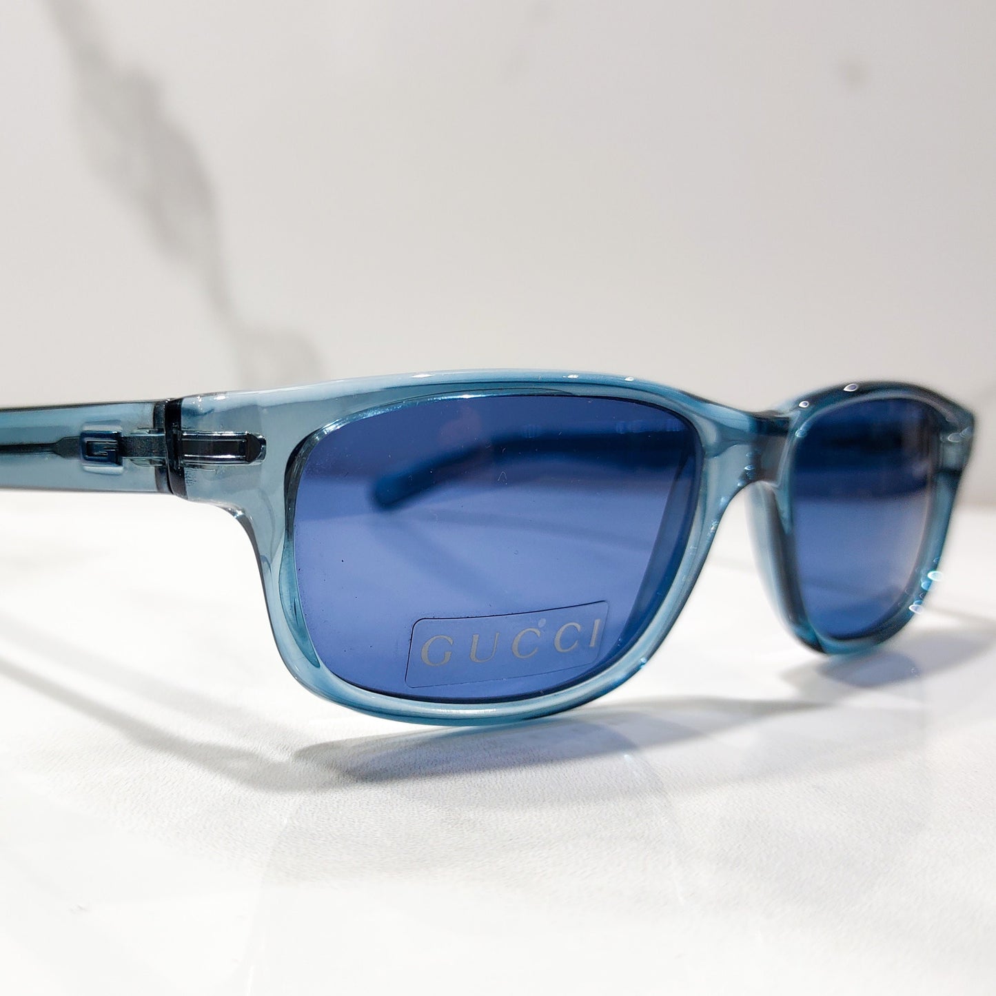 Gucci GG 1174 occhiali da sole vintage NOS occhiali lunetta brille y2k mai usato