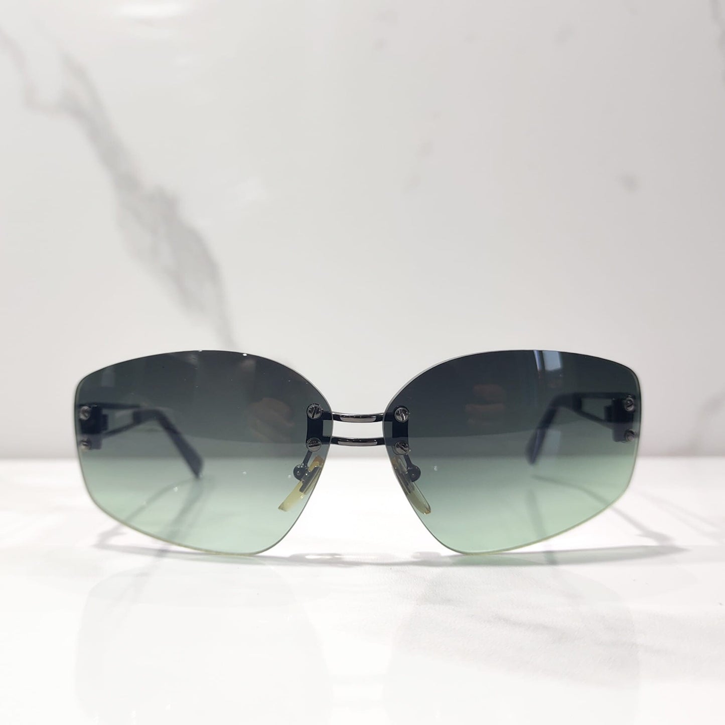 Gianni Versace X54 occhiali da sole senza bordo vintage y2k occhiali lunetta