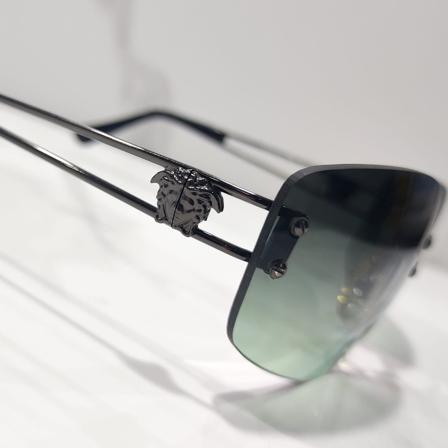 Gianni Versace X54 occhiali da sole senza bordo vintage y2k occhiali lunetta