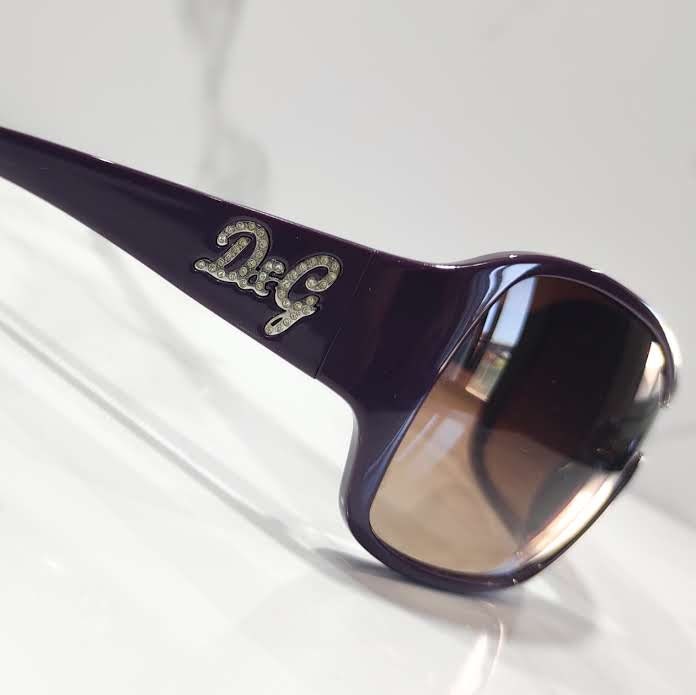 Dolce and Gabbana 8035 B Y2K vintage NOS sunglasses gafas wrap shield glasses