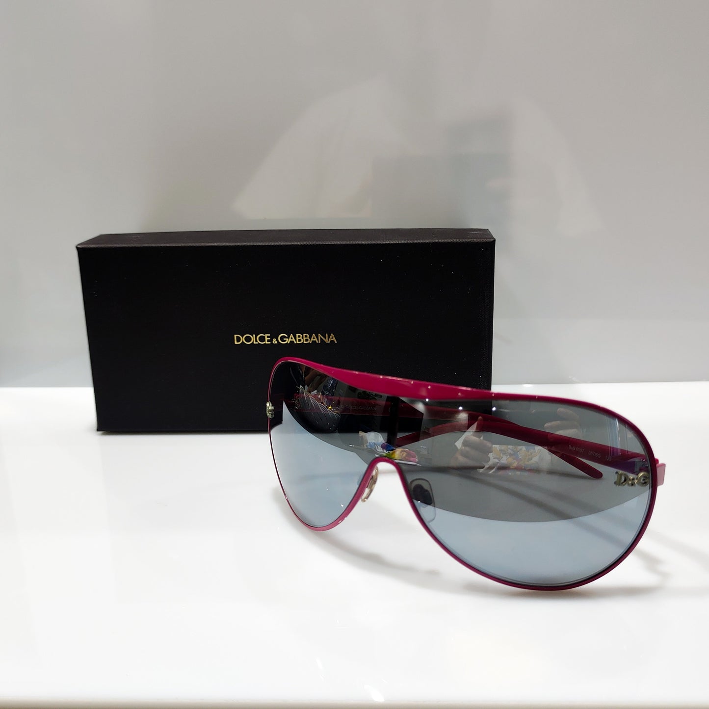 Dolce e Gabbana 6007 Y2K occhiali da sole vintage occhiali gafas wrap shield