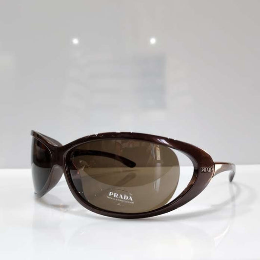 Prada SPR 05I Y2K vintage NOS sunglasses gafas wrap shield glasses