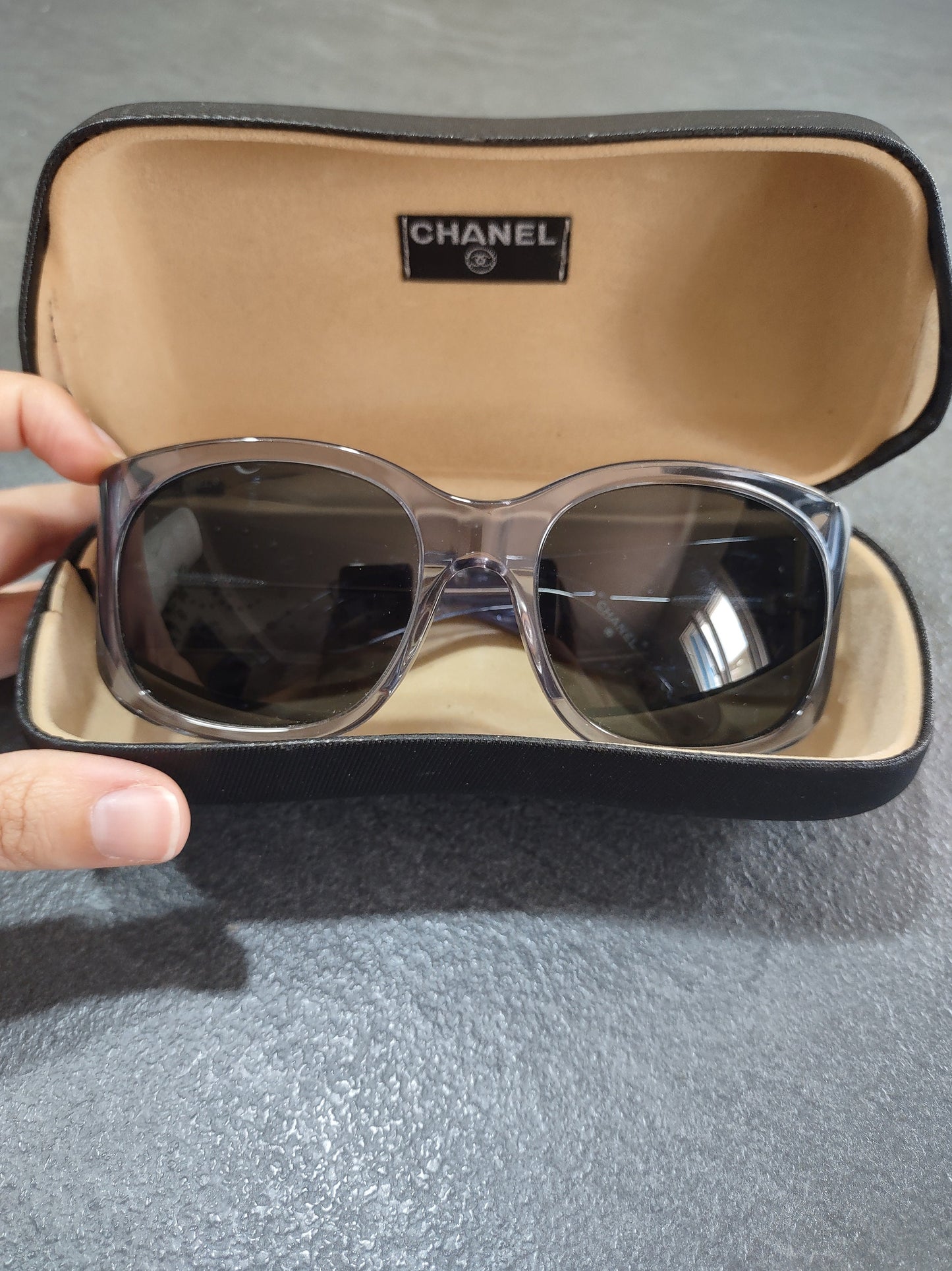 Chanel 型号 38418 S 5787 太阳镜 brille 边框 90 年代 y2k 色调