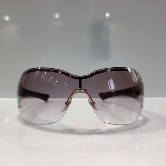 Gucci GG 1825 Y2K occhiali da sole vintage wrap shield occhiali gafas 90s monogram chunky