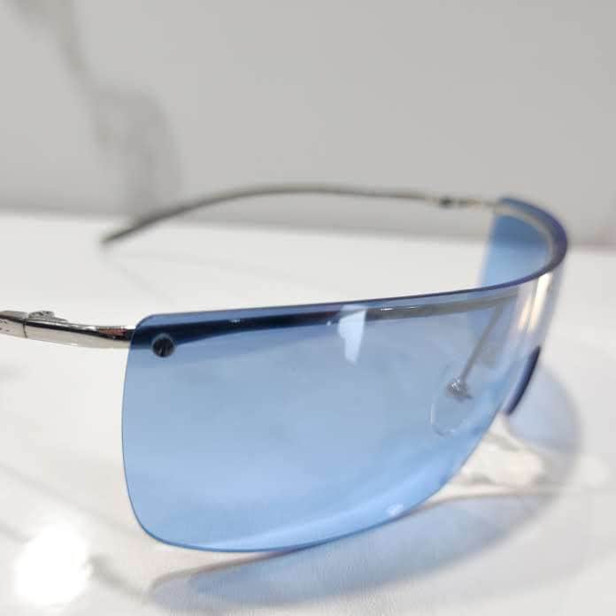 Gucci 2681 occhiali da sole vintage scudetto NOS occhiali lunette brille y2k mai usati