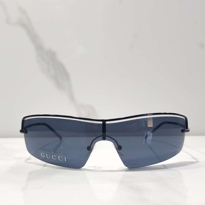 Gucci 2683 S occhiali da sole vintage scudetto NOS occhiali lunette brille y2k mai usati