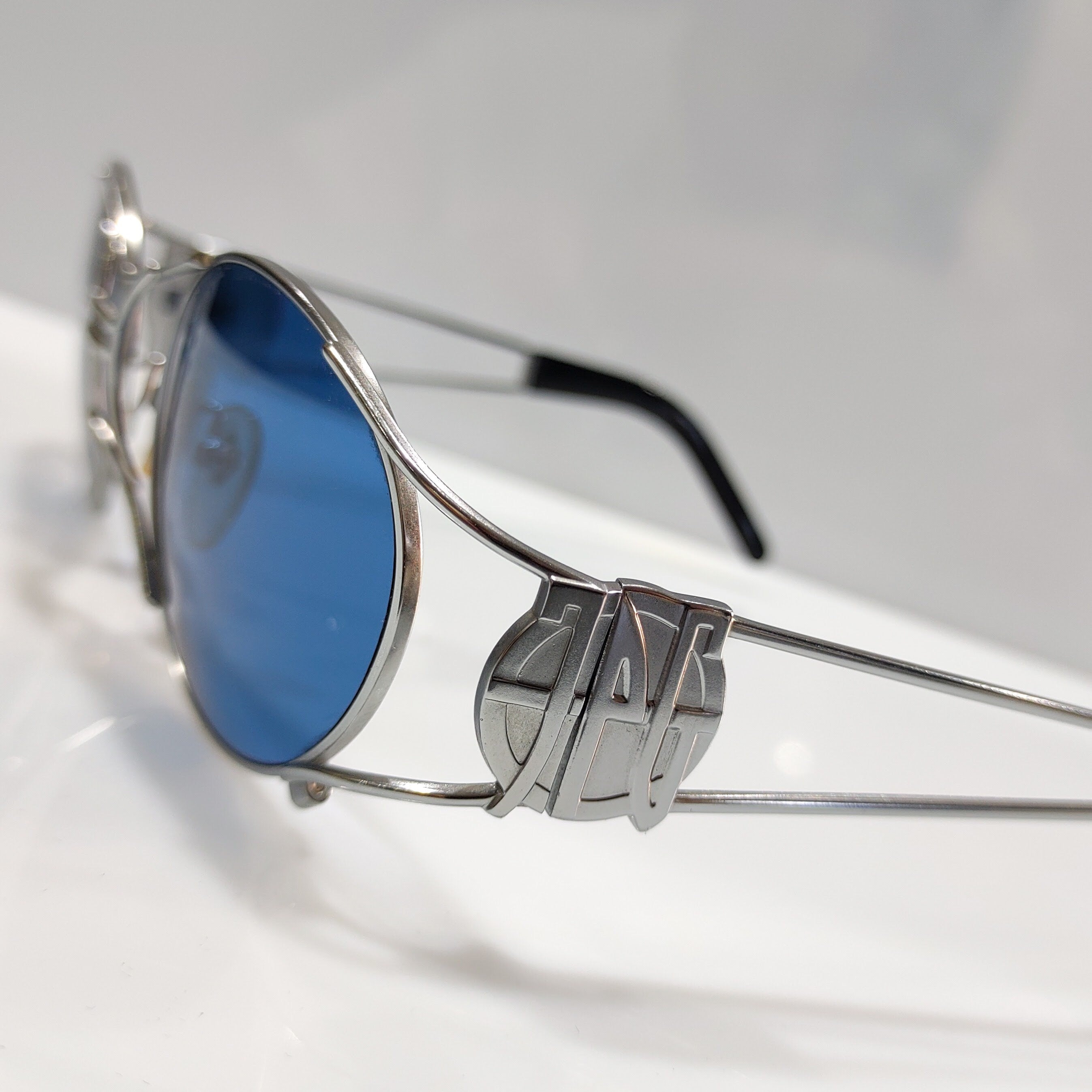 Jean Paul Gaultier 58 6101 复古蒸汽朋克太阳镜 lunette brille 太阳眼镜 gafas