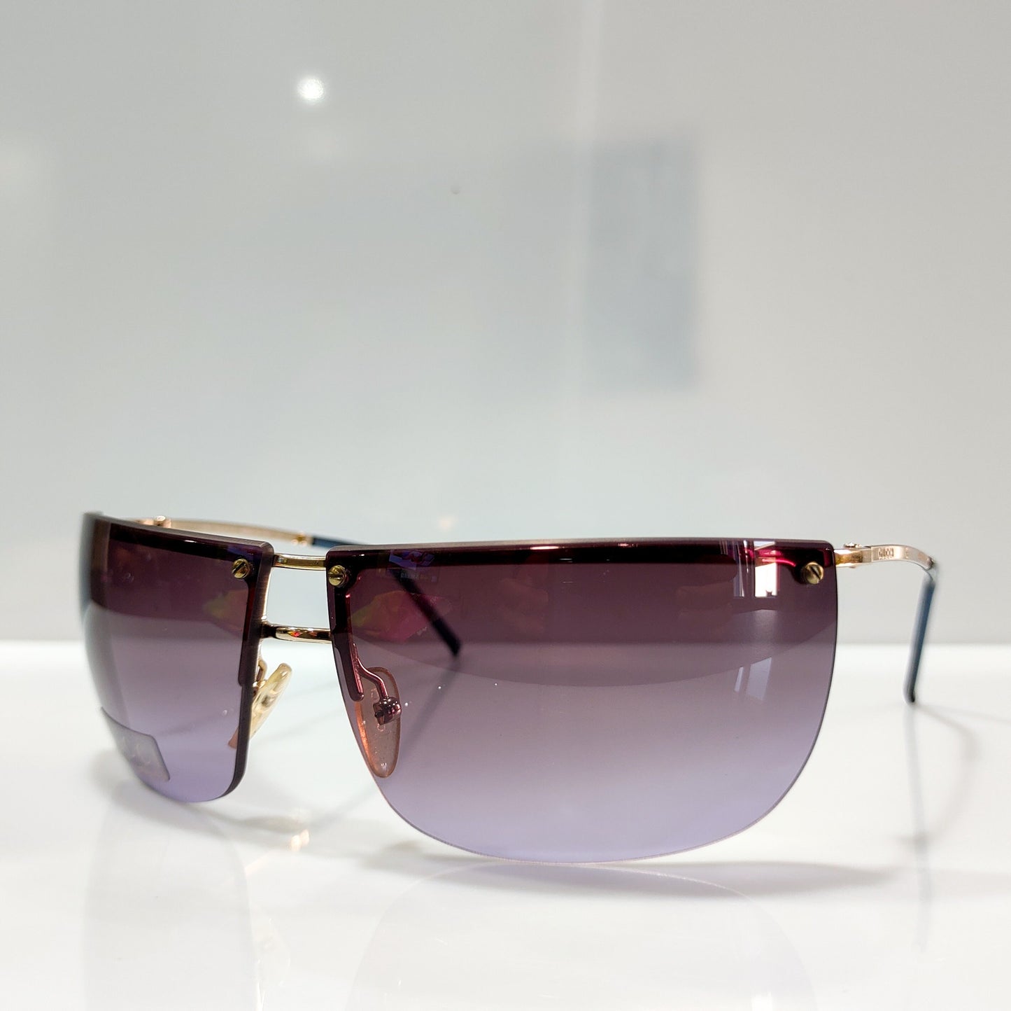 Gucci 2652 occhiali da sole vintage NOS occhiali lunette brille y2k mai usato