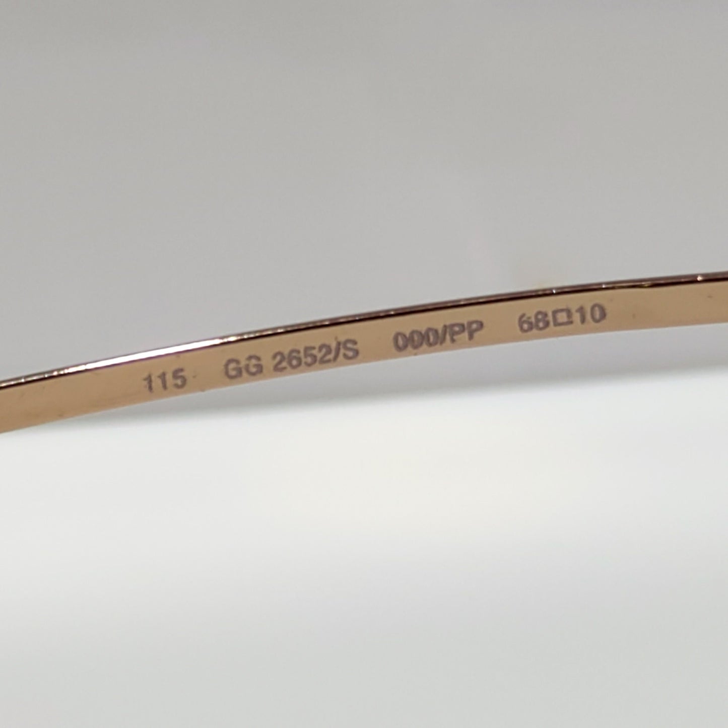 Gucci 2652 复古太阳镜 NOS 眼镜 lunette brille y2k 从未使用过