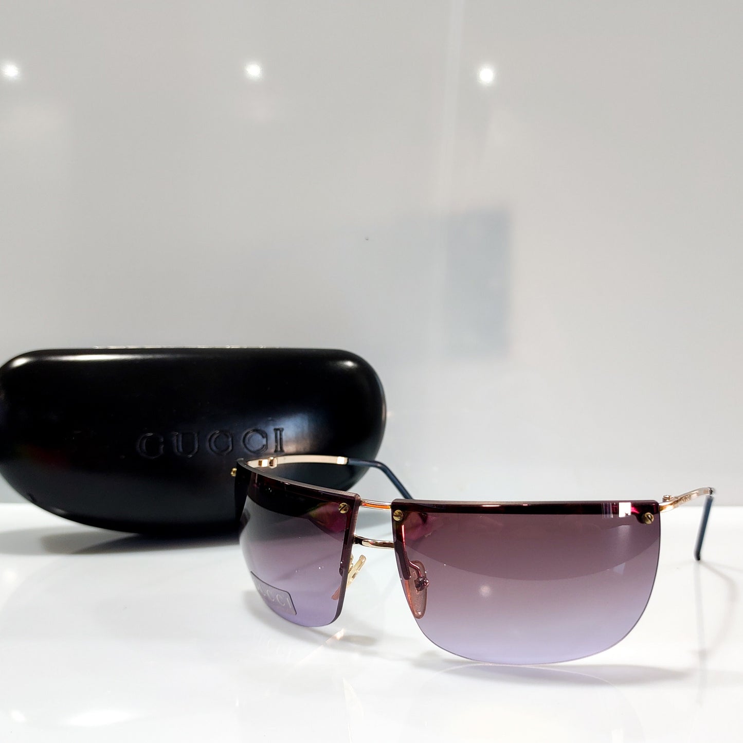 Gucci 2652 occhiali da sole vintage NOS occhiali lunette brille y2k mai usato
