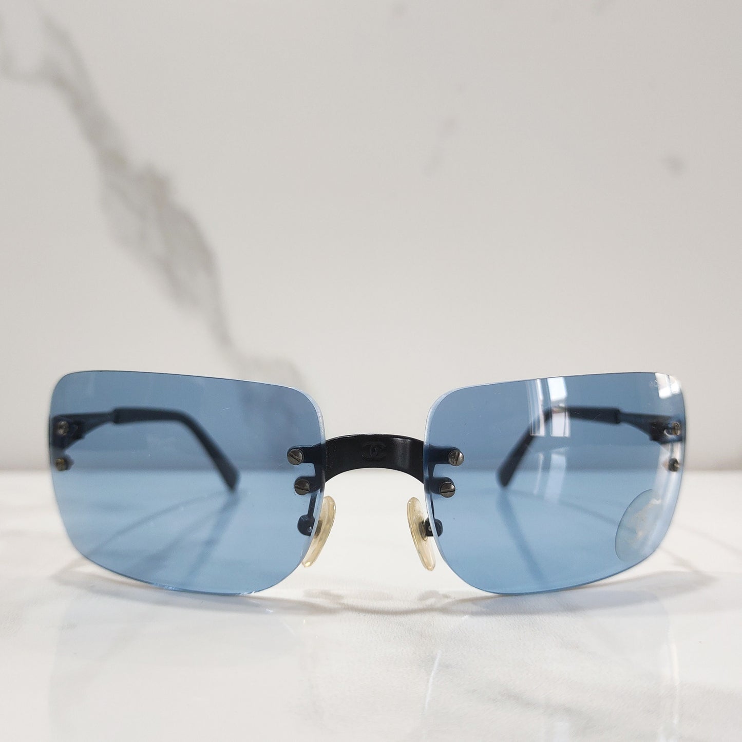 Chanel modello 4005 NOS occhiali da sole lunetta brille y2k tonalità senza bordo