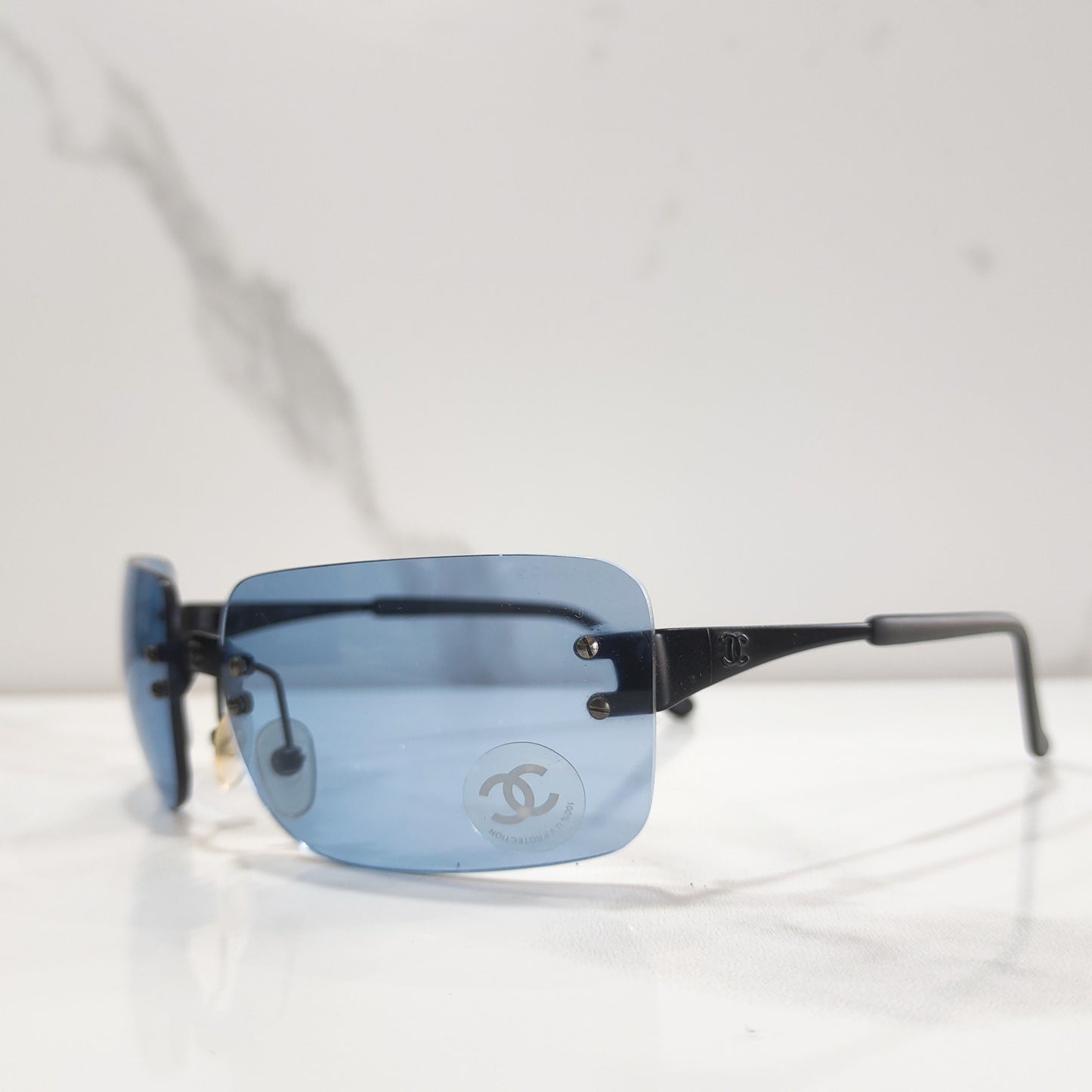 Chanel modello 4005 NOS occhiali da sole lunetta brille y2k tonalità senza bordo