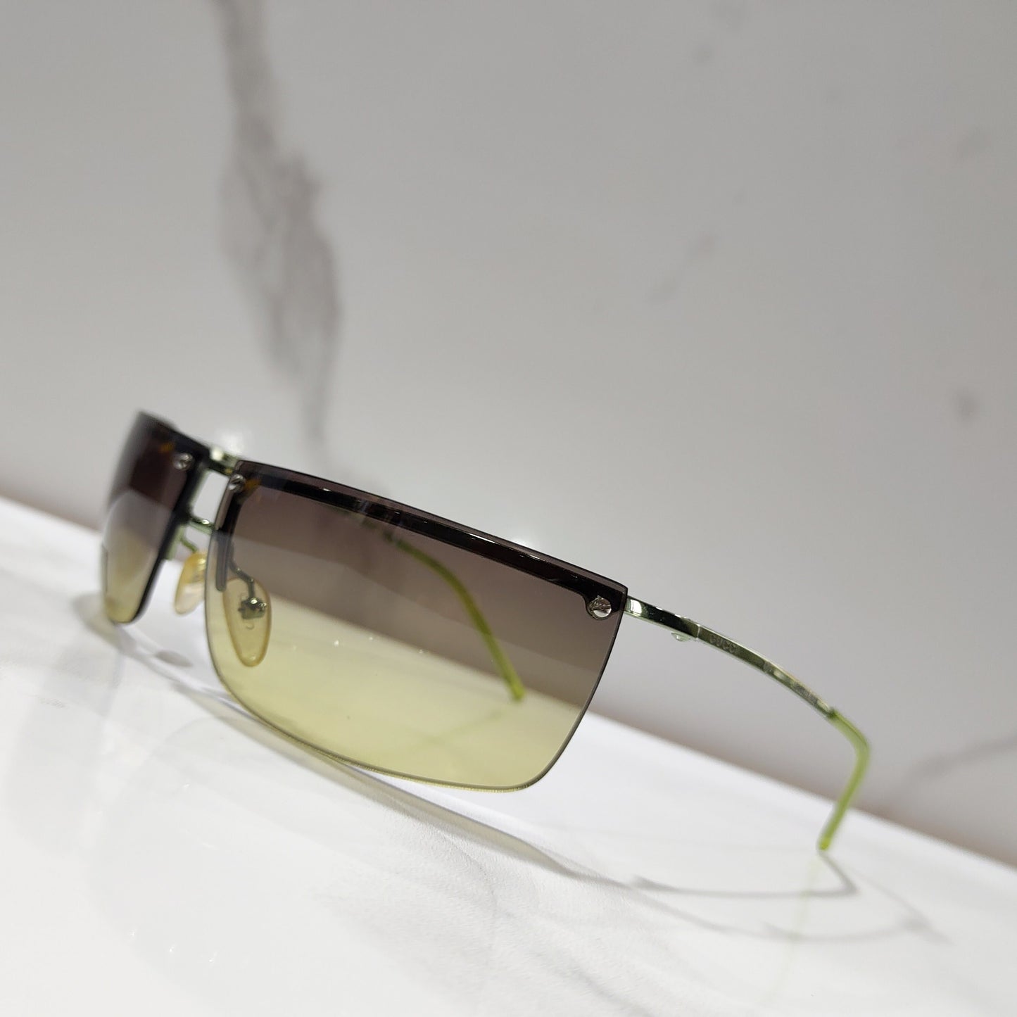 Gucci 2653 occhiali da sole vintage NOS occhiali lunetta brille y2k mai usato