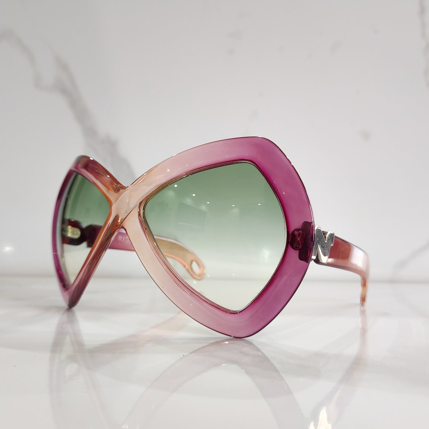 Nina Ricci occhiali da sole anni '60 vintage lunetta brille true Vintage Rare