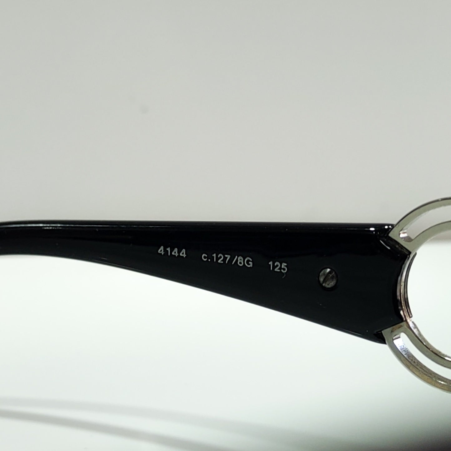 Chanel modello 4144 NOS occhiali da sole wrap shield lunetta brille y2k tonalità
