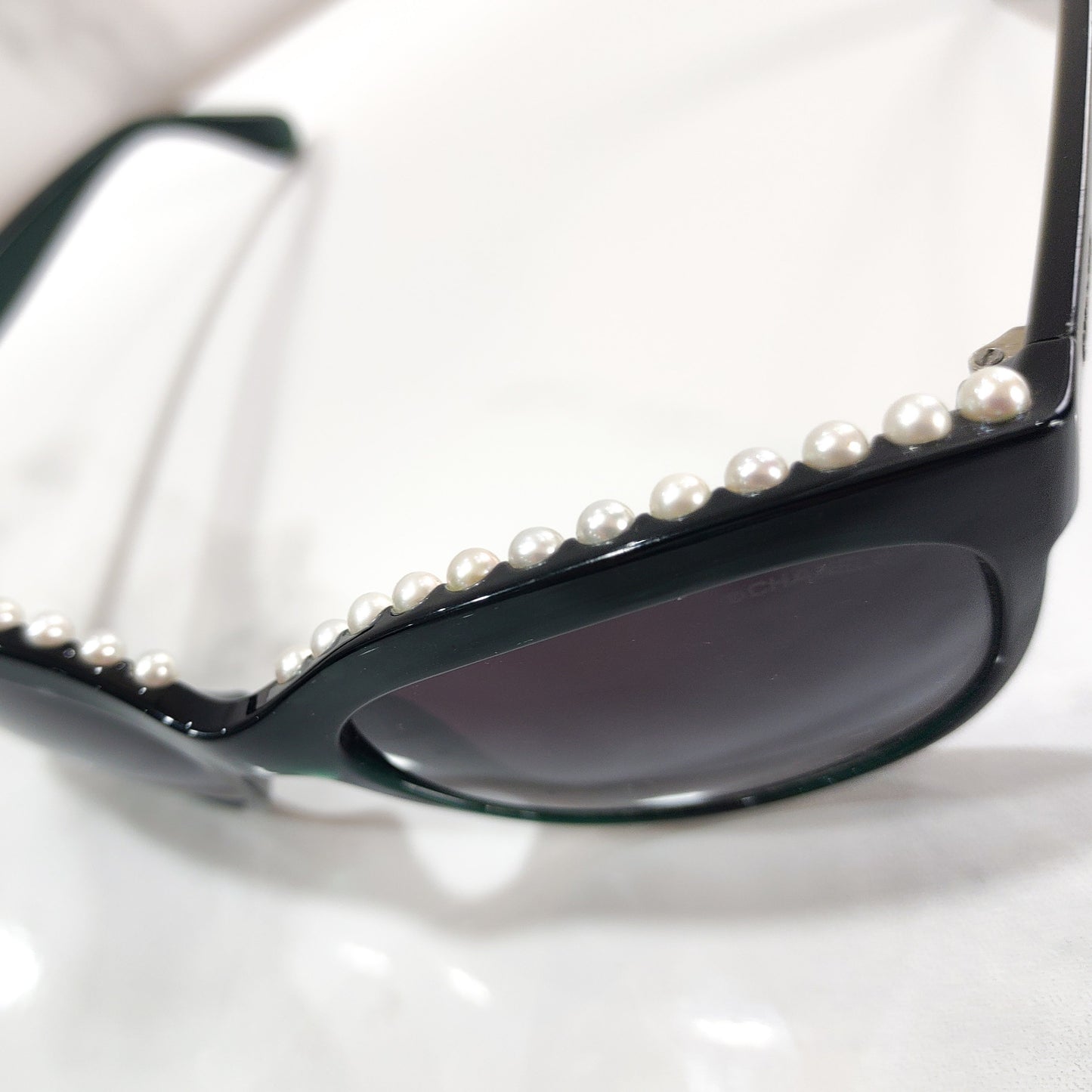 香奈儿型号 6040 Pearl RARE 太阳镜 brille bezel y2k shades
