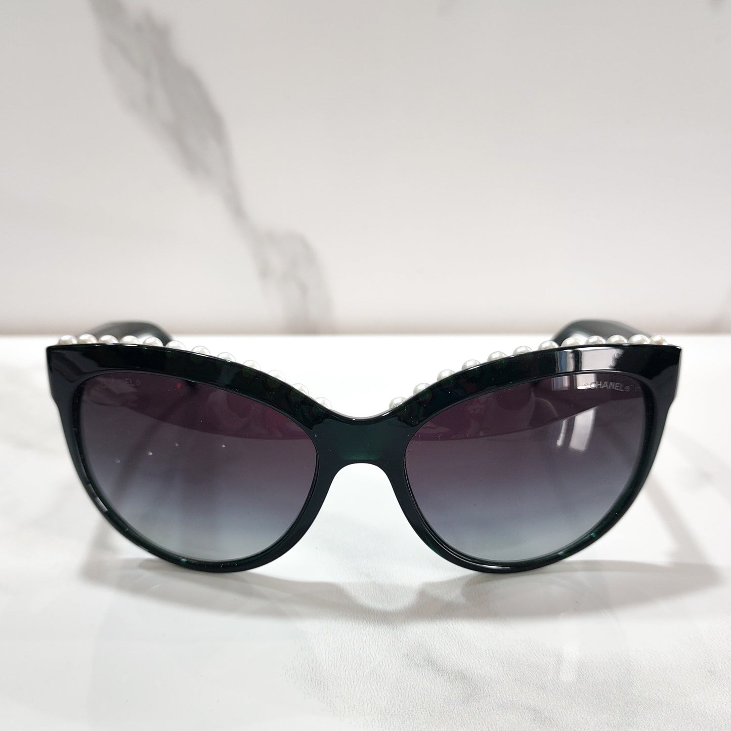香奈儿型号 6040 Pearl RARE 太阳镜 brille bezel y2k shades