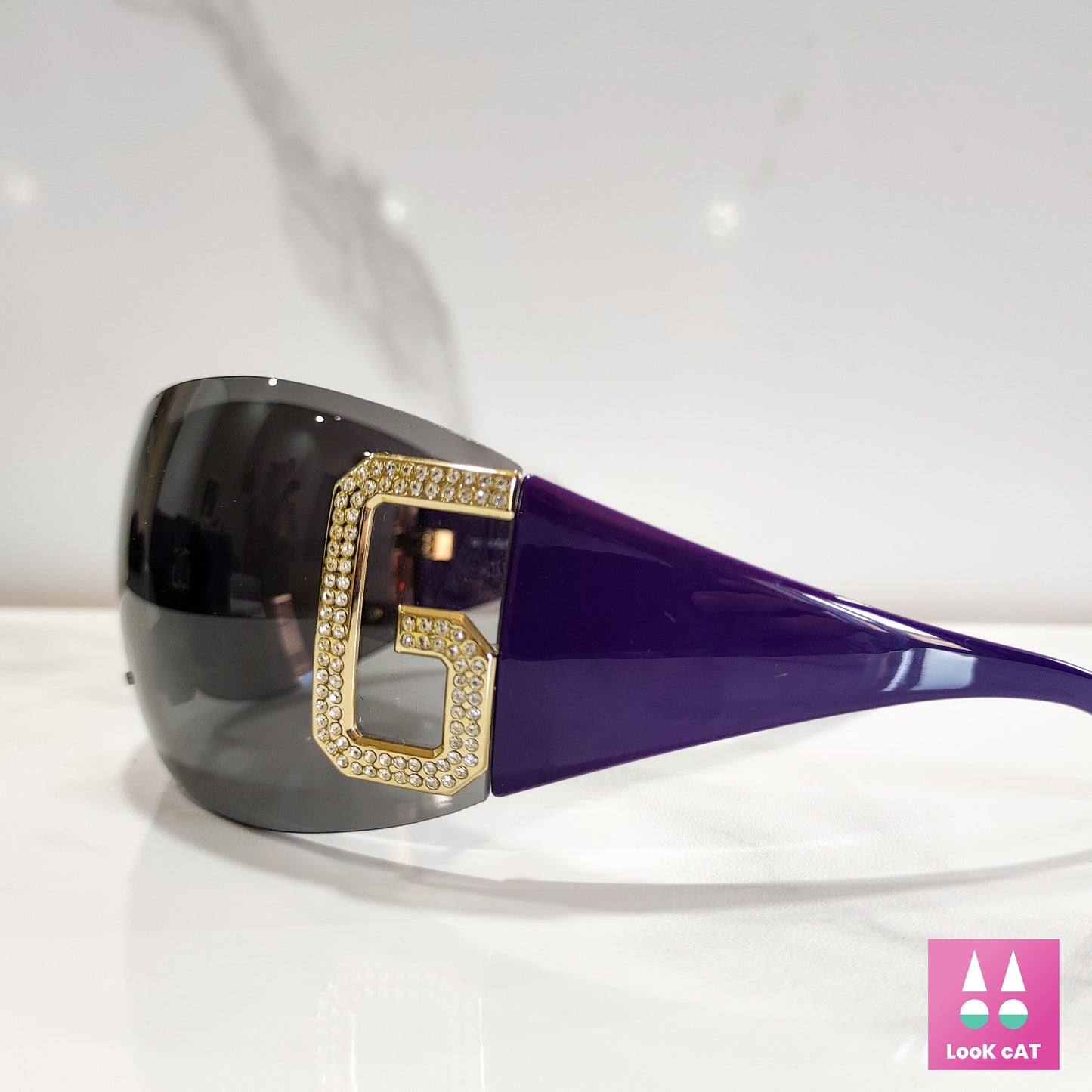 Dolce e Gabbana 893S Y2K wrap shield occhiali da sole vintage occhiali gafas 90s