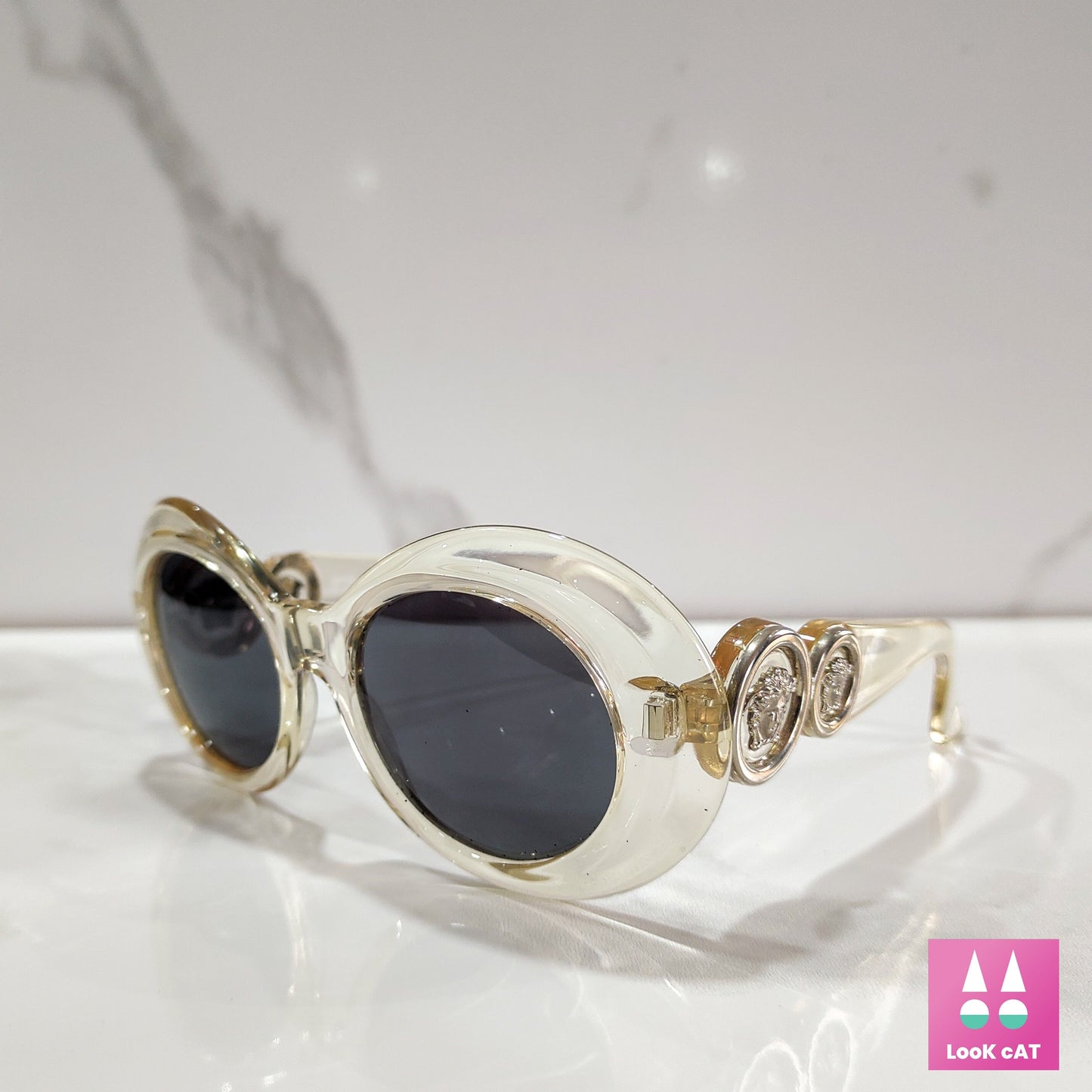 Gianni Versace 418 col 924 复古 90 年代太阳镜边框眼镜