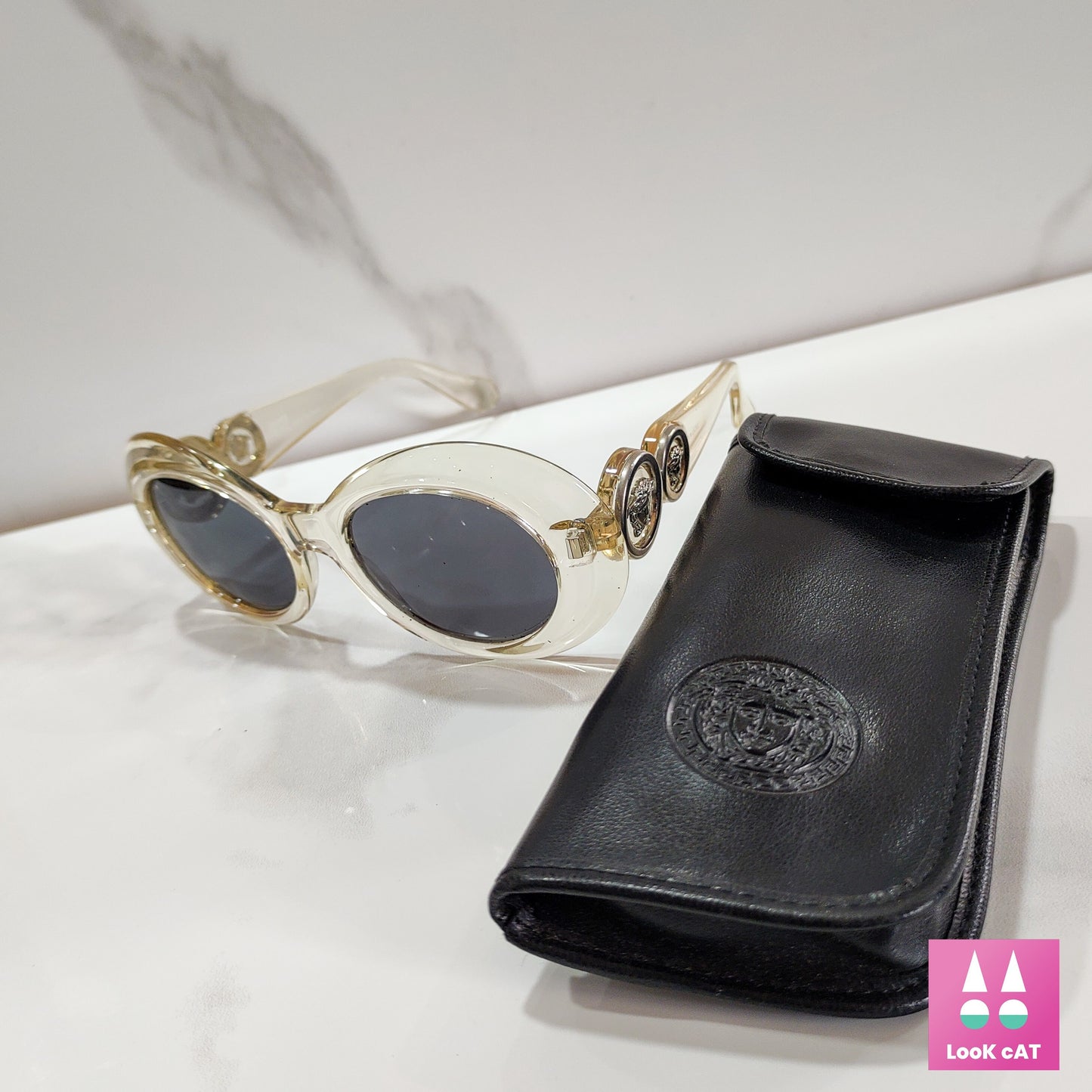 Gianni Versace 418 col 924 vintage 90s sunglasses bezel glasses