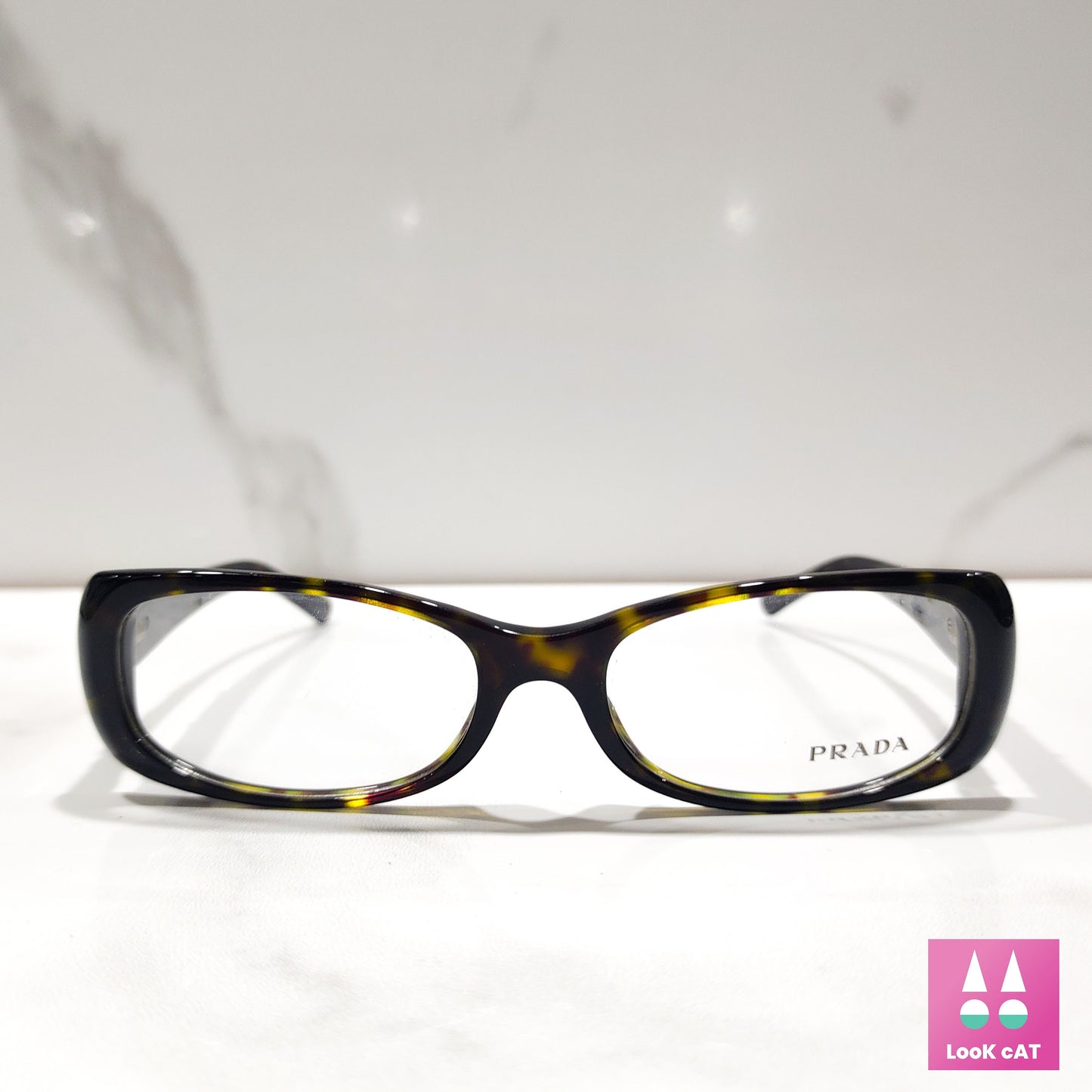 普拉达 VPR03L 眼镜框 brille y2k 无框色调