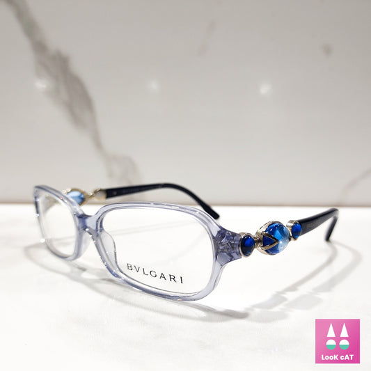Bvlgari 4046 b eyeframe eyeglasses gems stones bezel brille y2k rimless shades